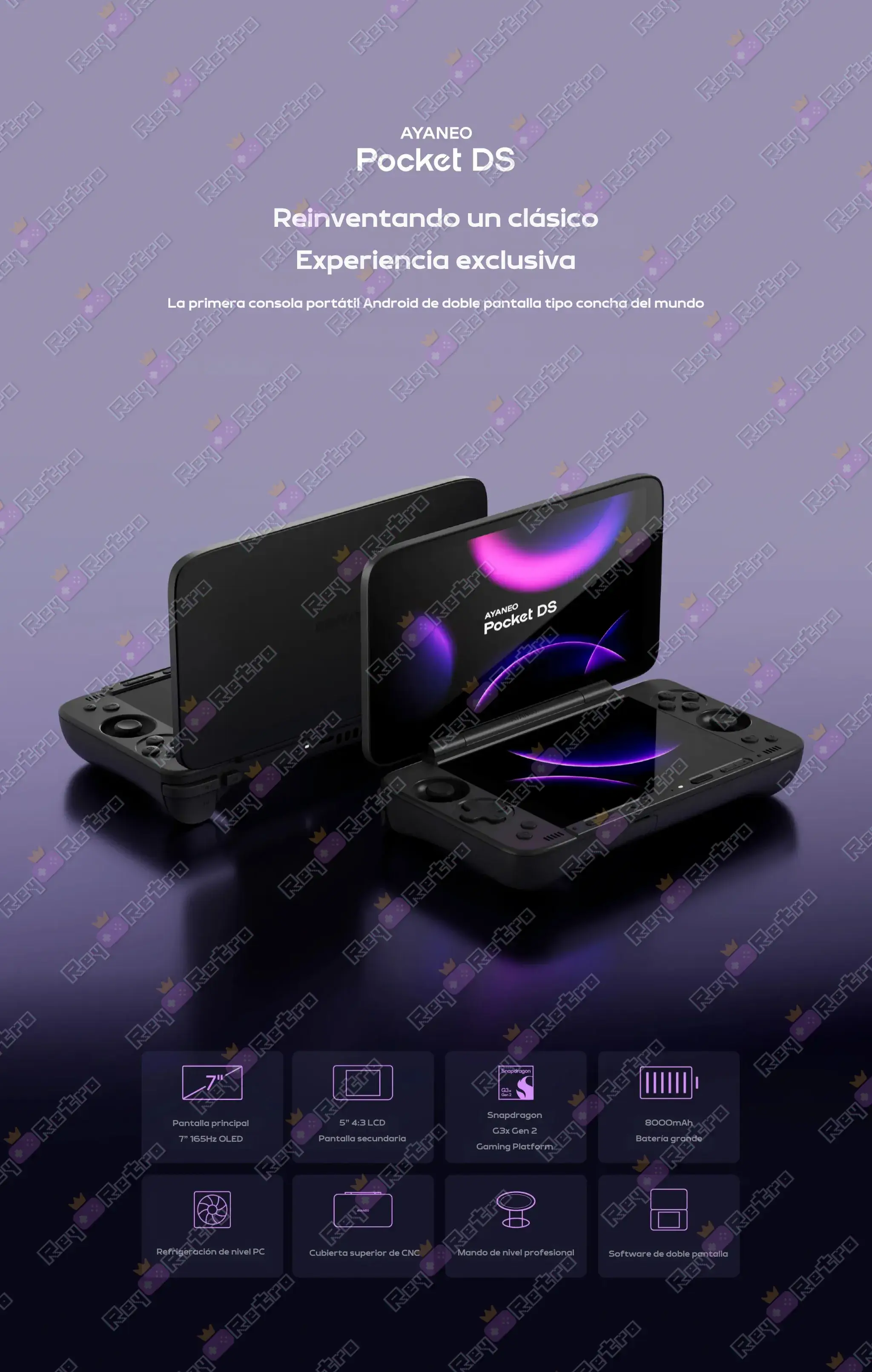 AYANEO Pocket DS AYANEO_Pocket_DS.02 - 🕹 AYANEO Pocket DS - Consola Android de doble pantalla