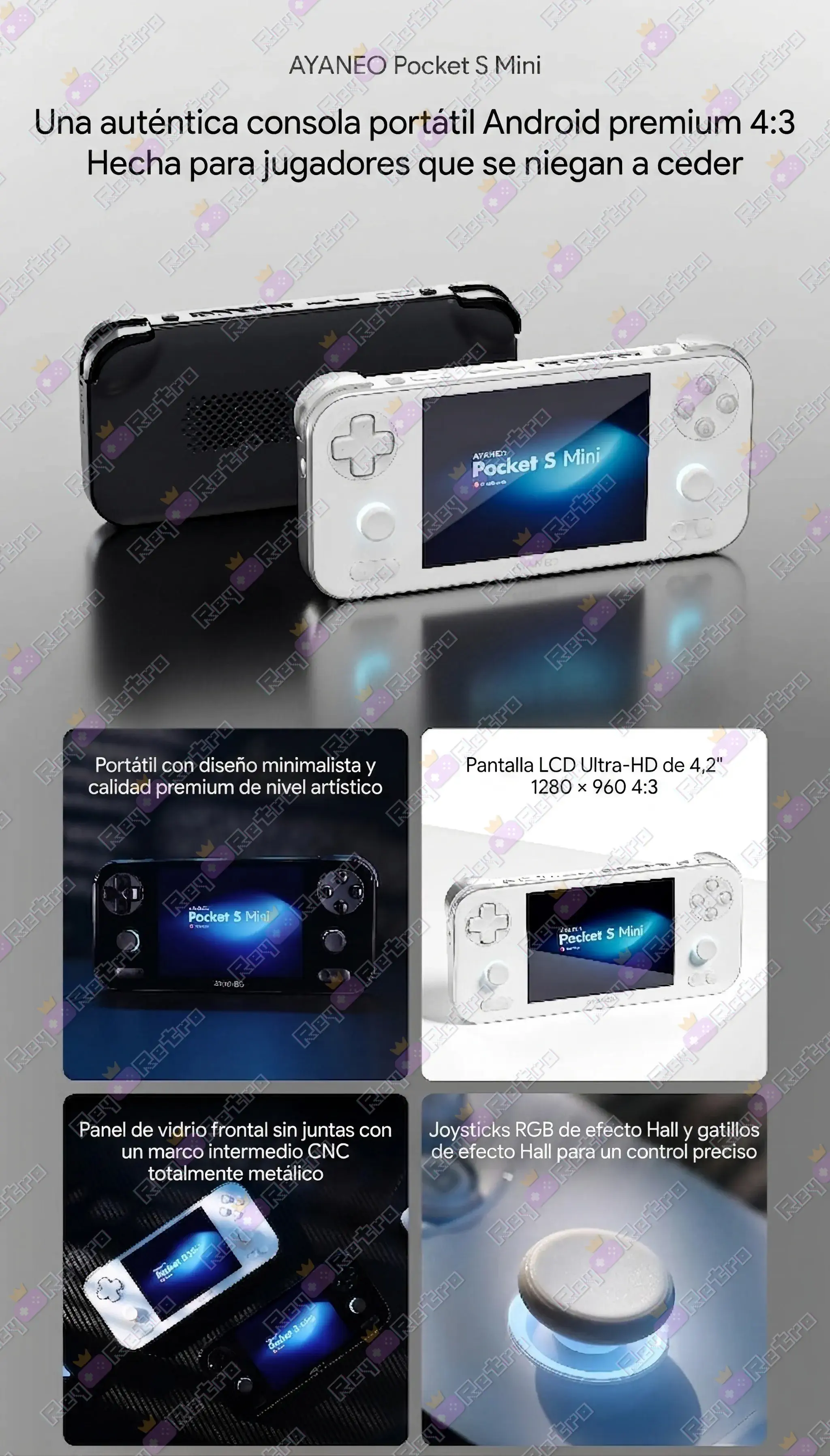 AYANEO Pocket S Mini AYANEO_Pocket_S_Mini.05 - 🕹 AYANEO Pocket S Mini - Consola Android premium 4,2” 4:3