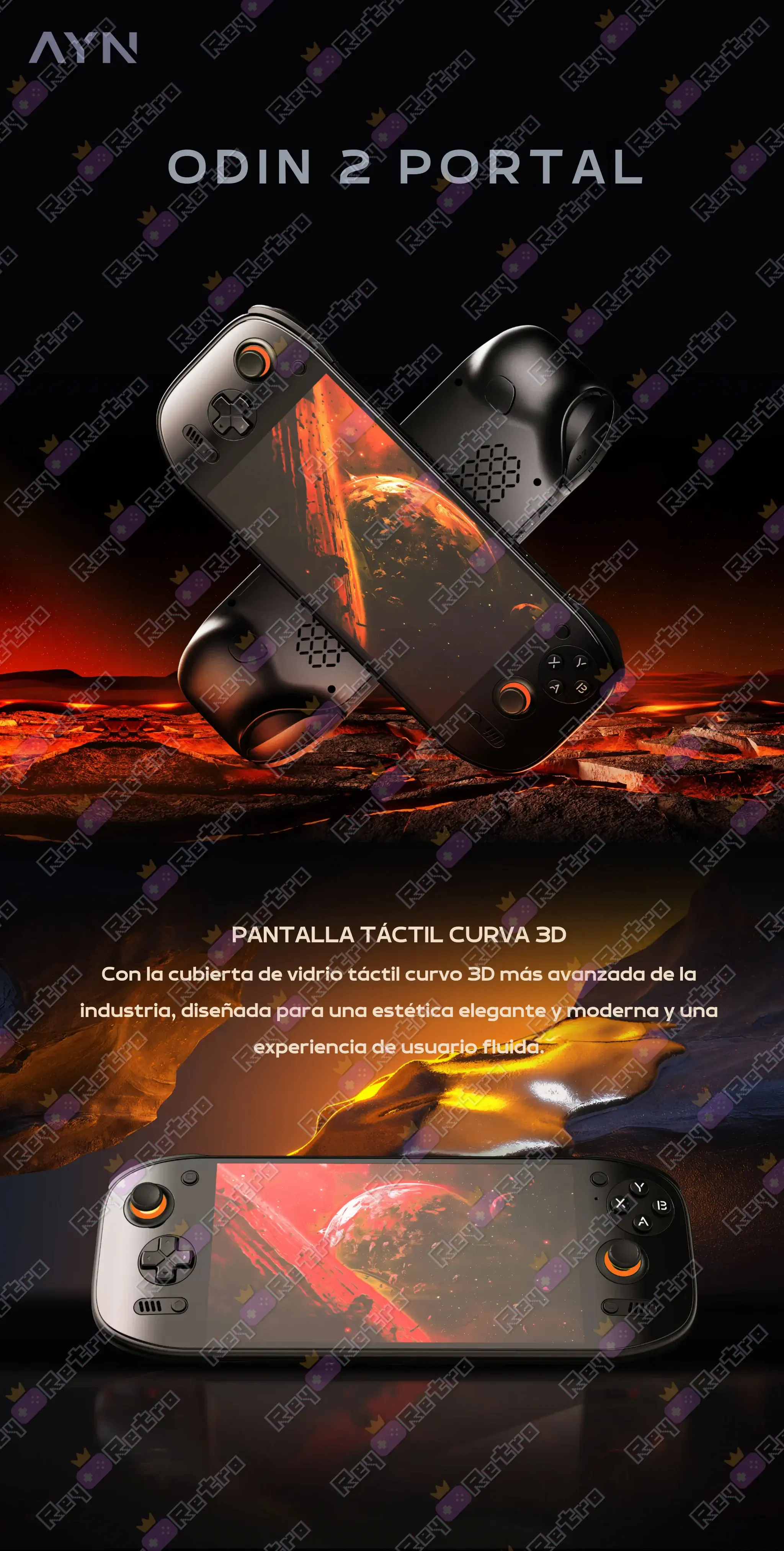 AYN Odin 2 Portal Pro AYN_Odin_2_Portal_Pro.05 - 🕹 AYN Odin 2 Portal Pro - Consola OLED, Snapdragon y 12GB RAM