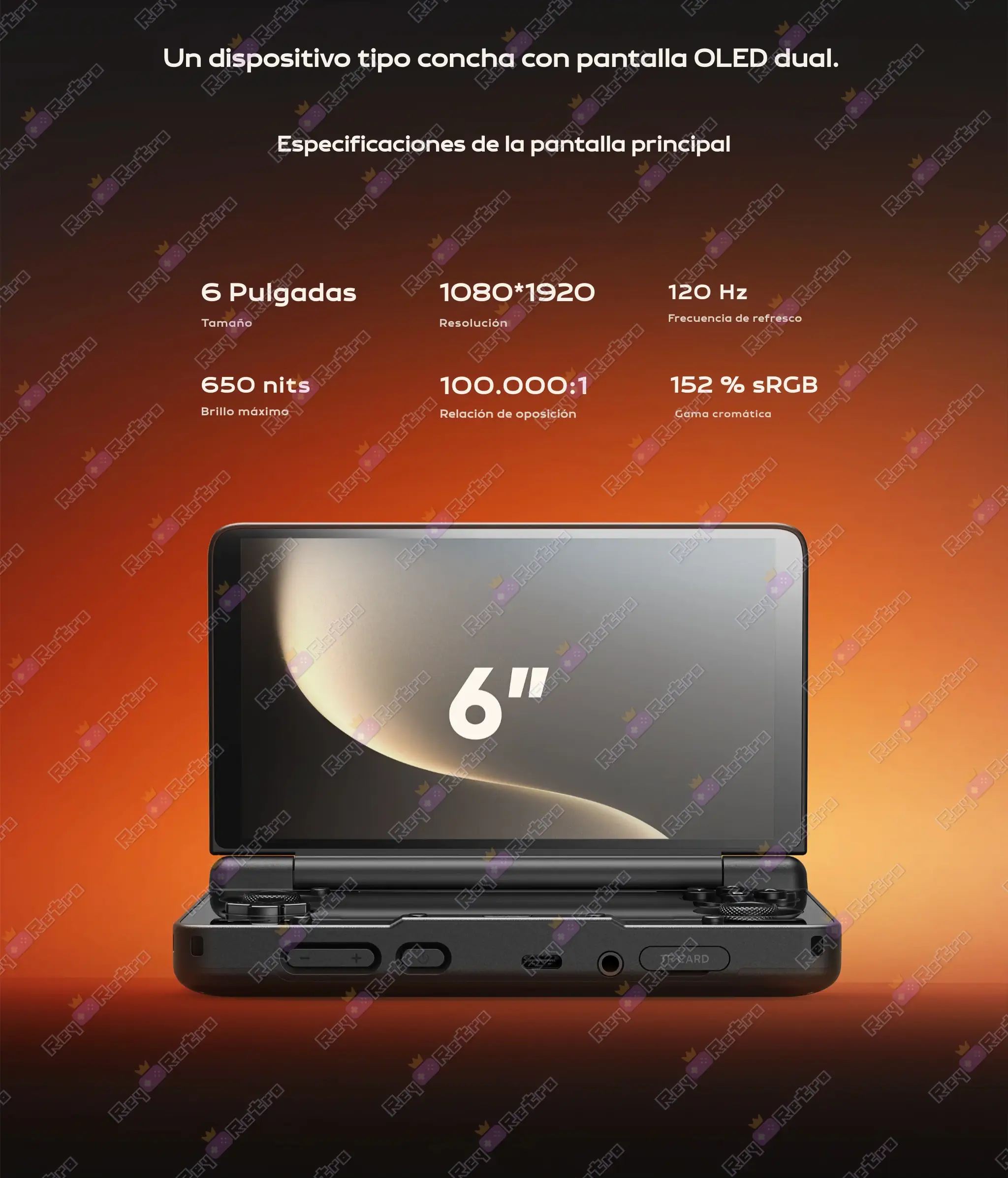 AYN_Thor_Lite.03 - 🕹 AYN Thor Lite - Consola Portátil Clamshell con Doble Pantalla OLED