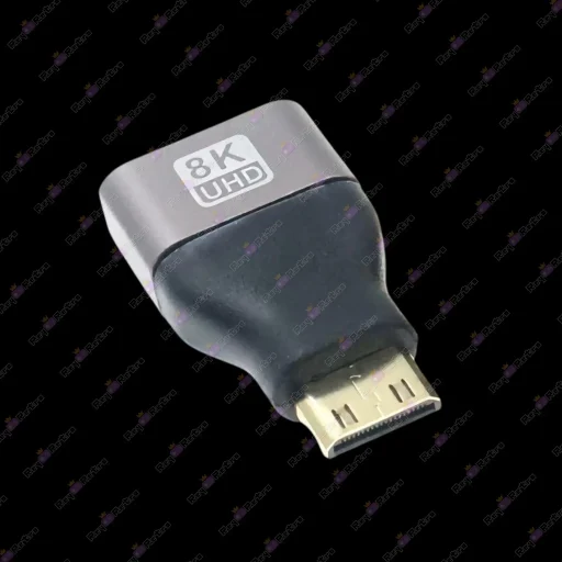 Adaptador_Mini_HDMI.01 - ⚡ Adaptador Mini HDMI a HDMI 2.1 - 8K/60Hz - 4K/120Hz - HDR