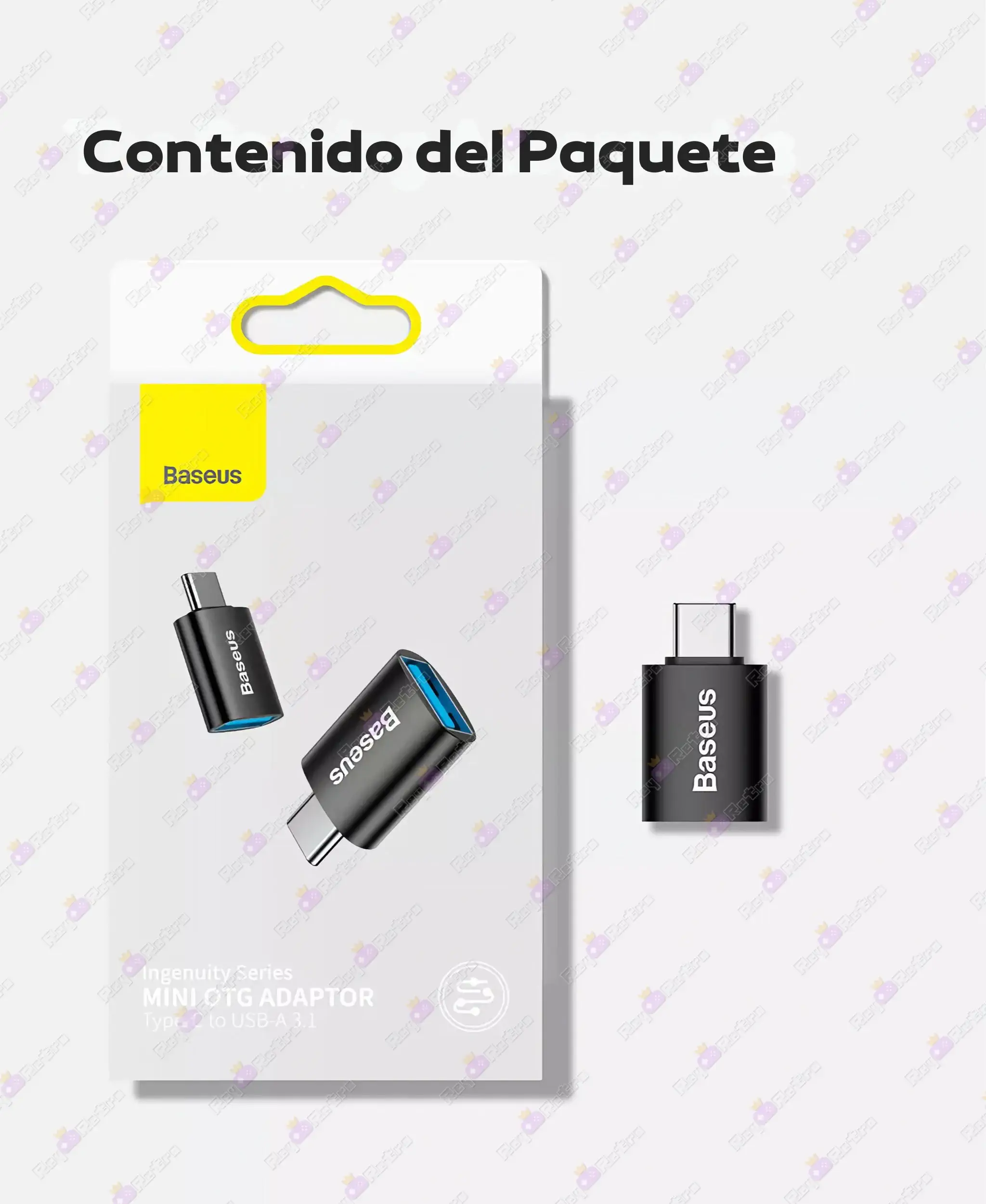 Adaptador_OTG_USB_a_USB-C.09 - ⚡ Adaptador OTG USB a USB-C - Baseus - USB 3.1 - Convertidor