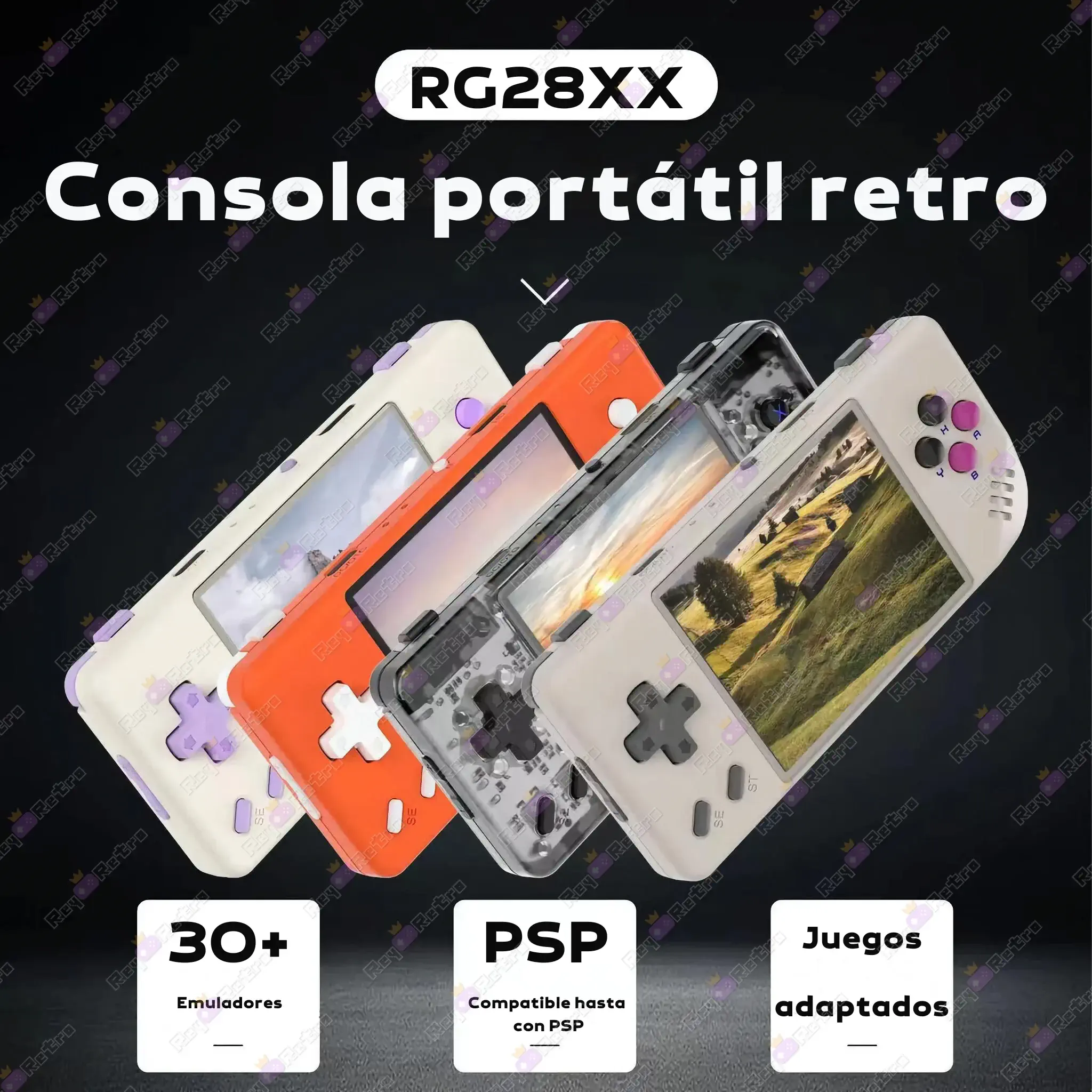 Anbernic RG28XX Anbernic_RG28XX.06 - 🕹 Anbernic RG28XX - Consola Retro Portátil con Pantalla IPS 2.83