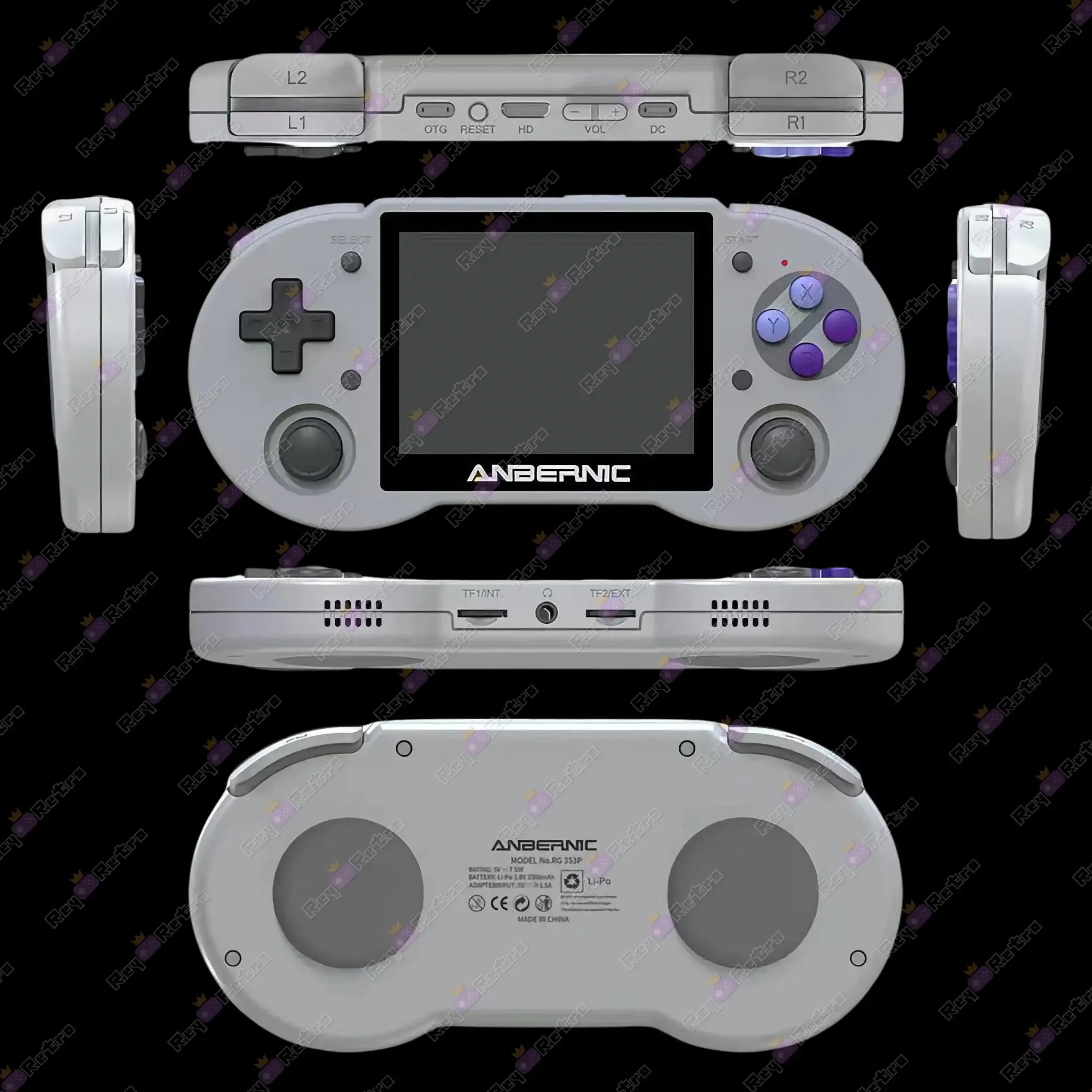 🕹 Anbernic RG353P - Consola Retro Portátil 3.5 IPS Android/Linux