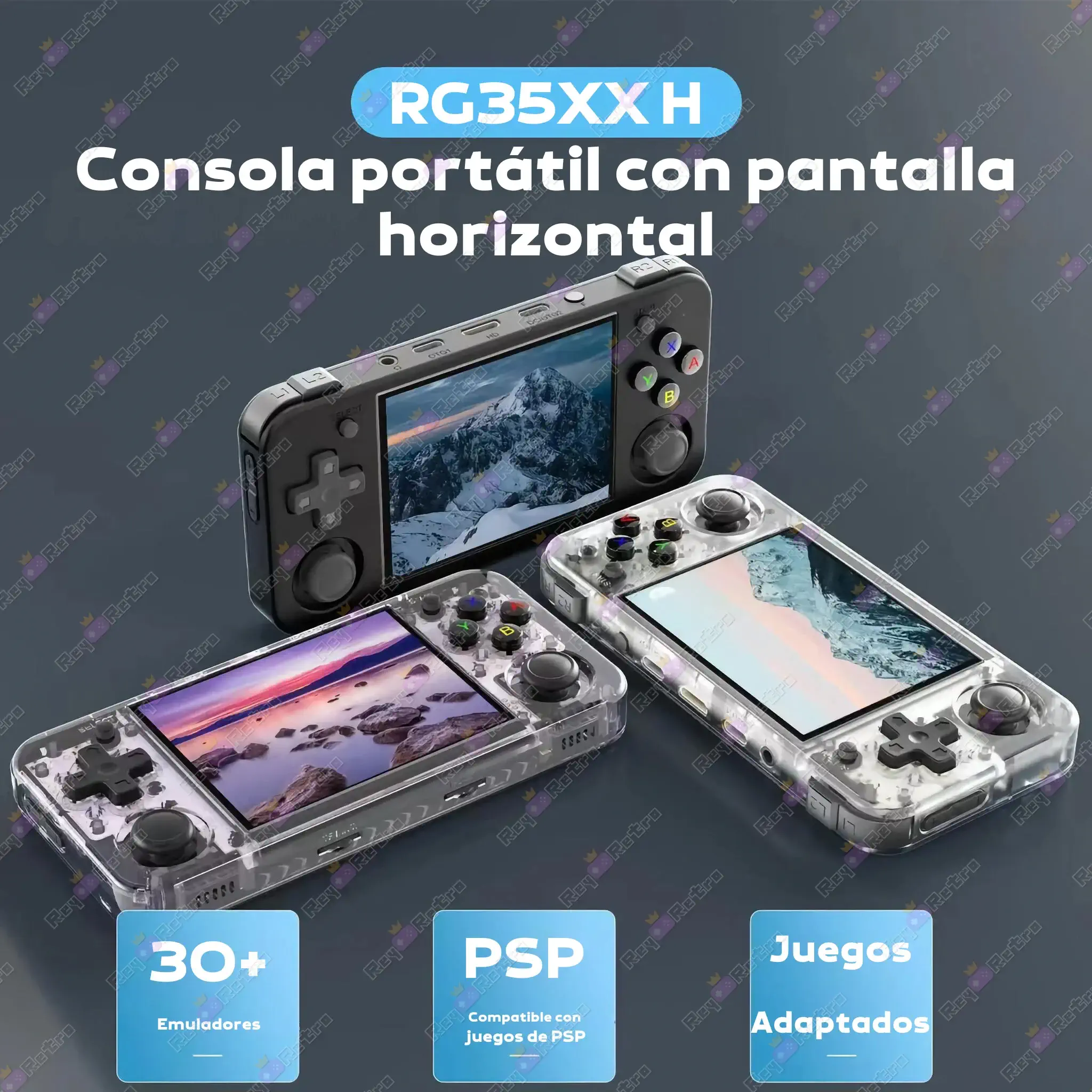 Anbernic_RG35XX_H.05 - 🕹 Anbernic RG35XX H - Consola Retro 3.5” con Batería 3300mAh