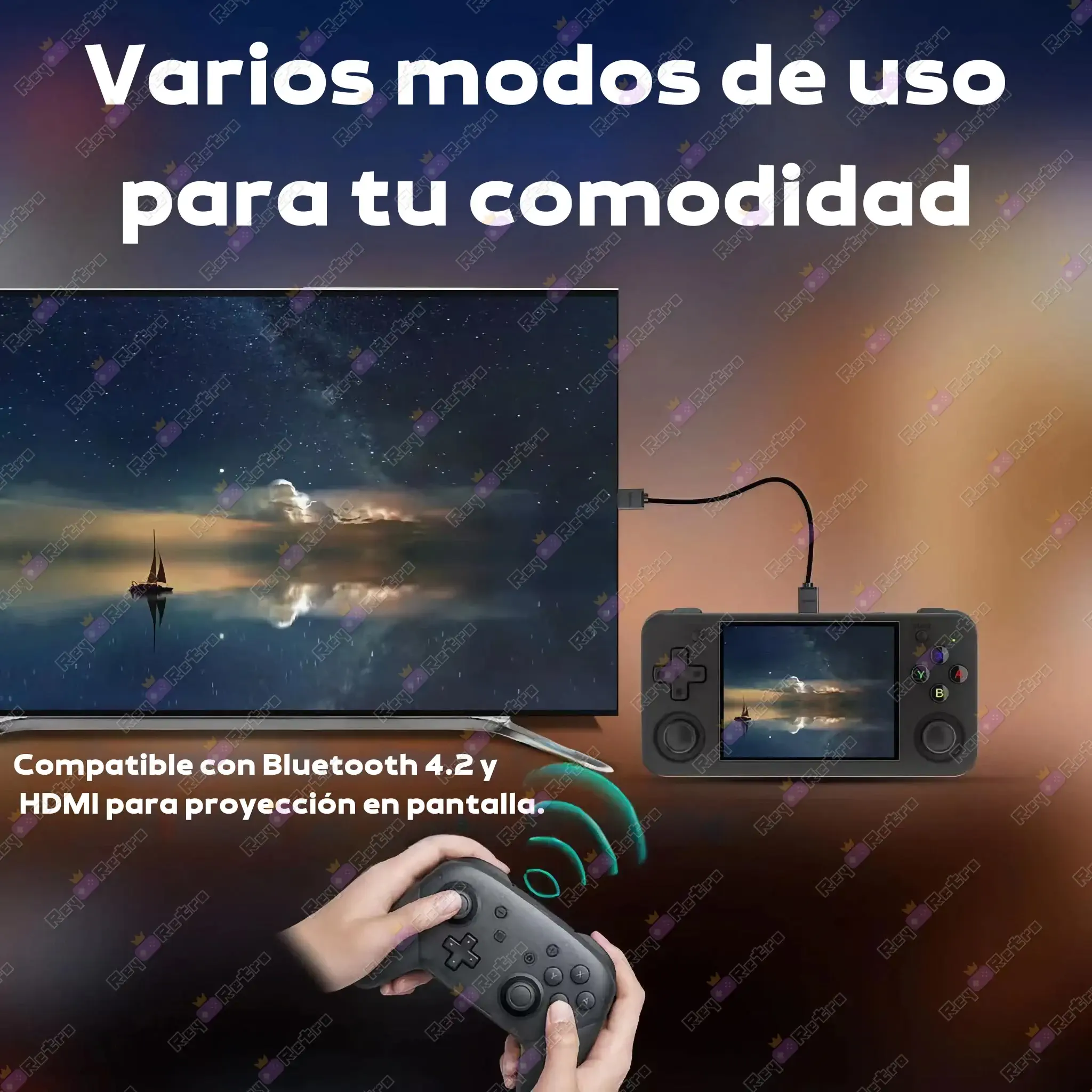 Anbernic_RG35XX_H.11 - 🕹 Anbernic RG35XX H - Consola Retro 3.5” con Batería 3300mAh