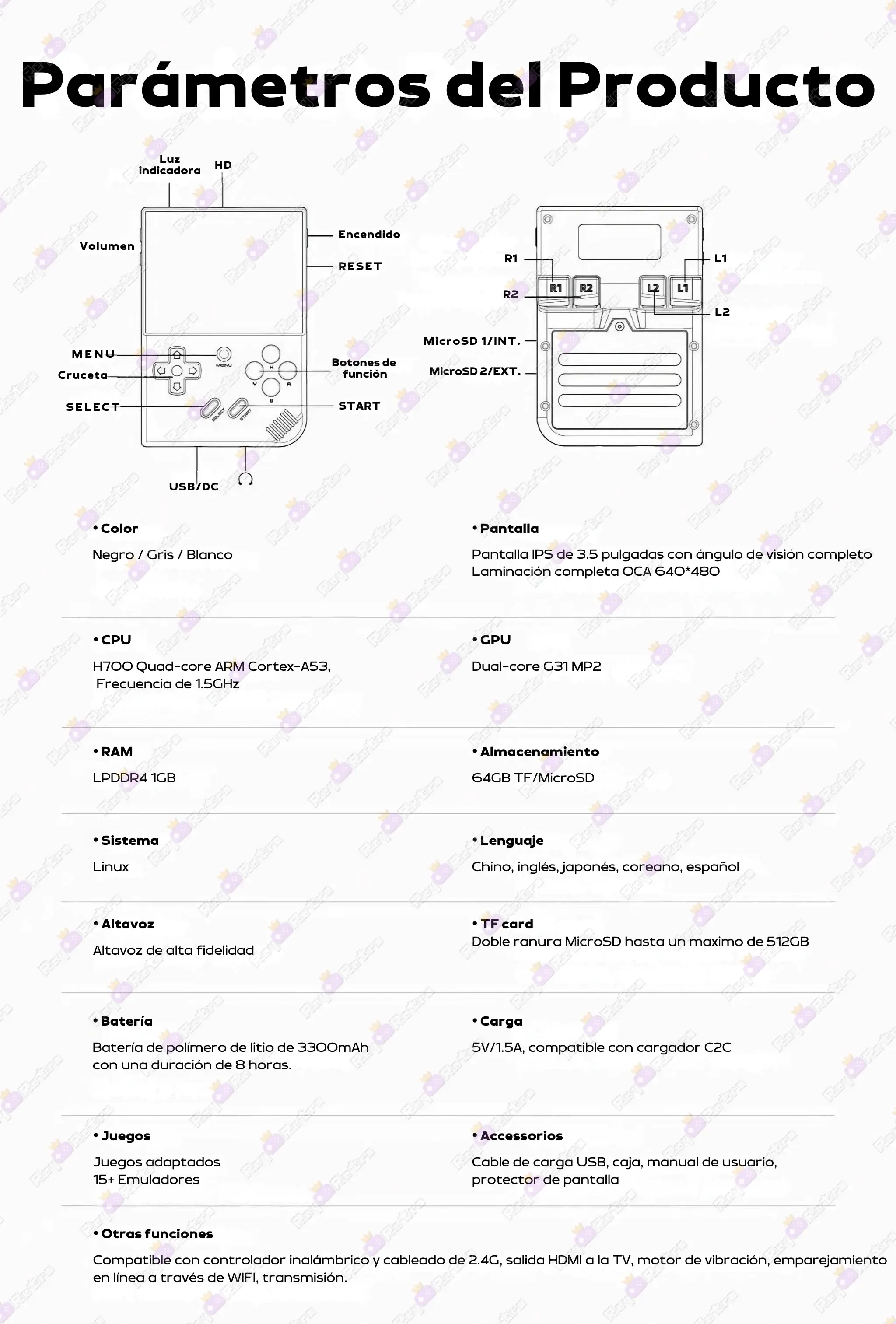 Anbernic RG35XX Plus Anbernic_RG35XX_Plus.14 - 🕹 Anbernic RG35XX Plus - Consola Retro 3.5” y Batería 3300mAh