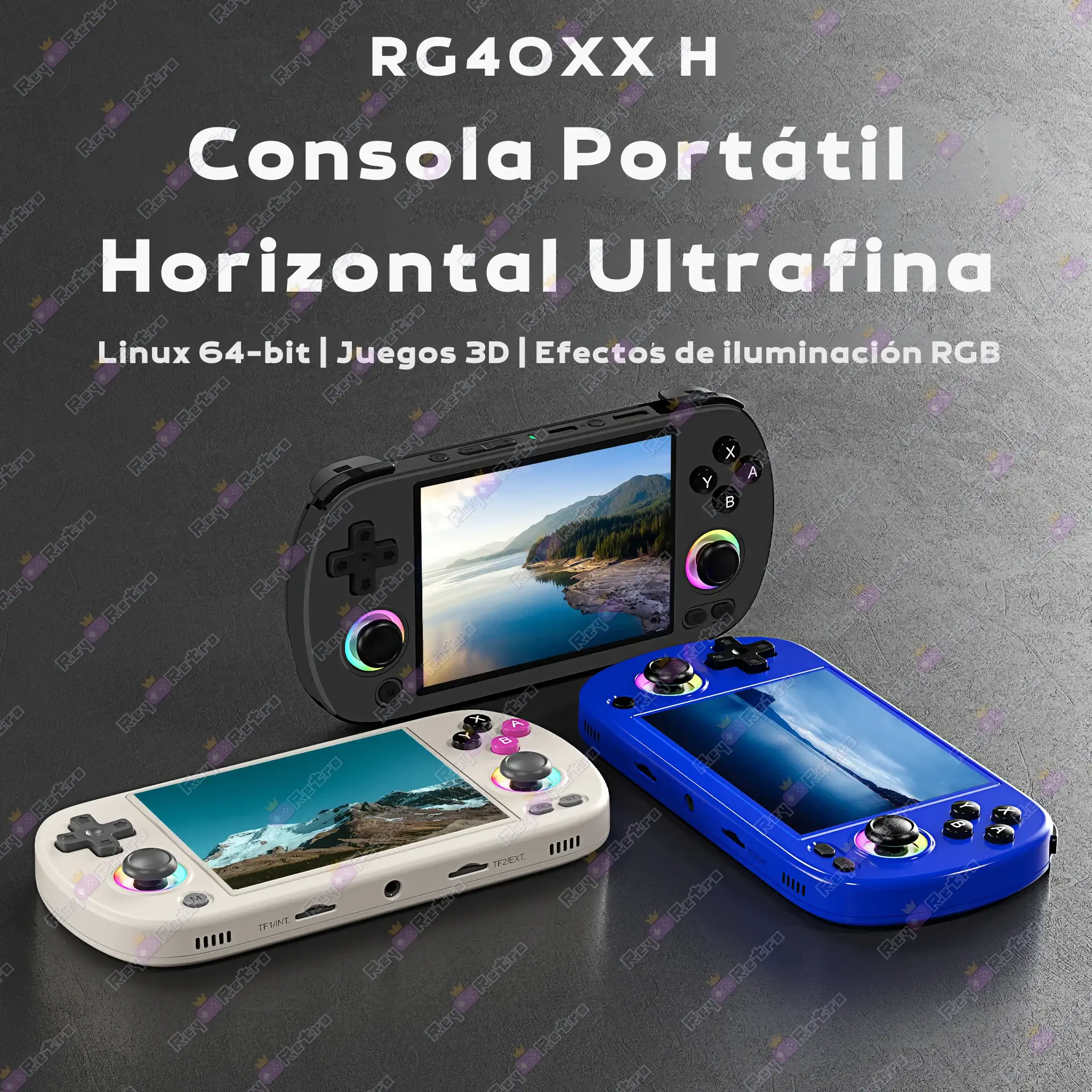 Anbernic_RG40XX_H.05 - 🕹 Anbernic RG40XX H - Consola Retro Portátil con Pantalla IPS 4”