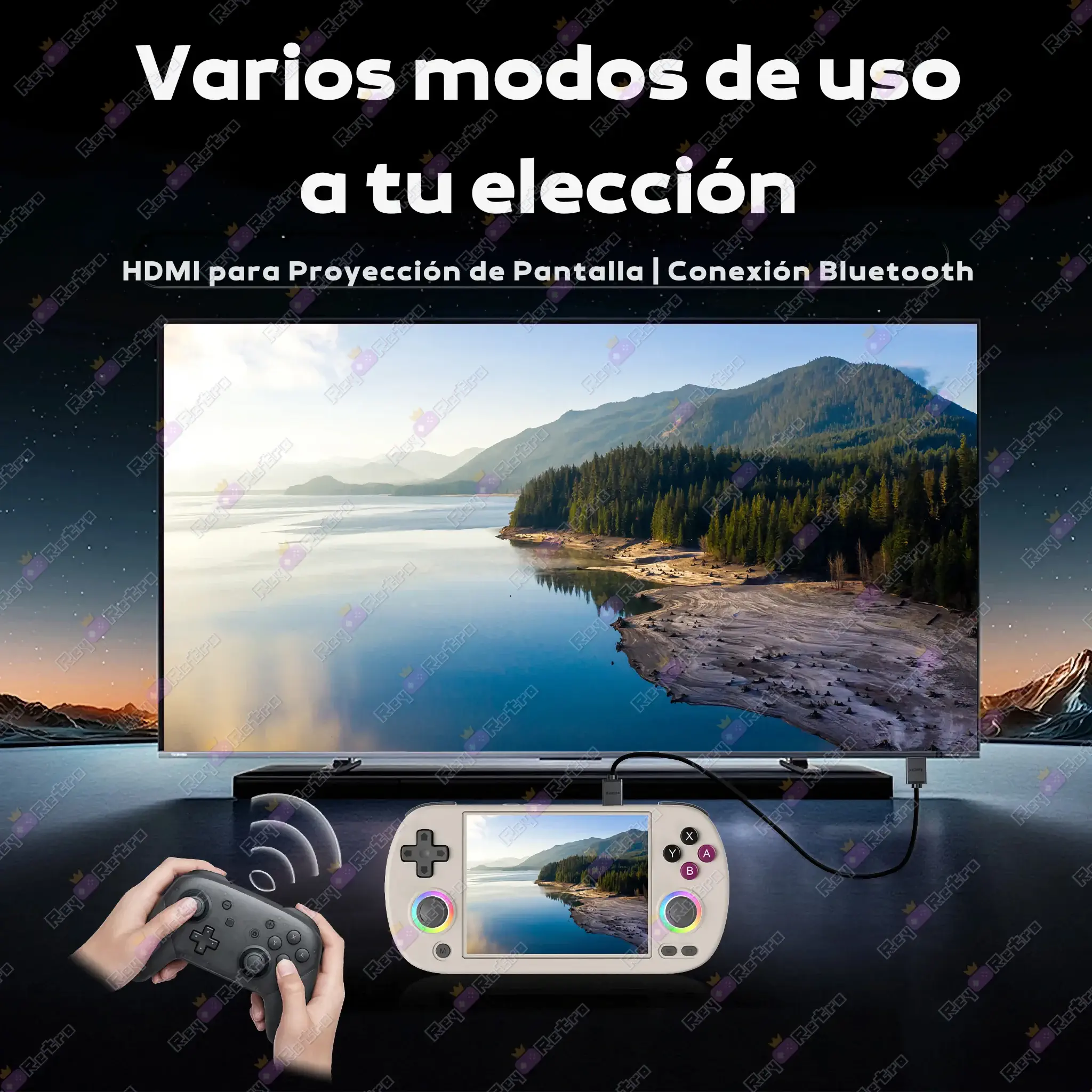Anbernic_RG40XX_H.12 - 🕹 Anbernic RG40XX H - Consola Retro Portátil con Pantalla IPS 4”