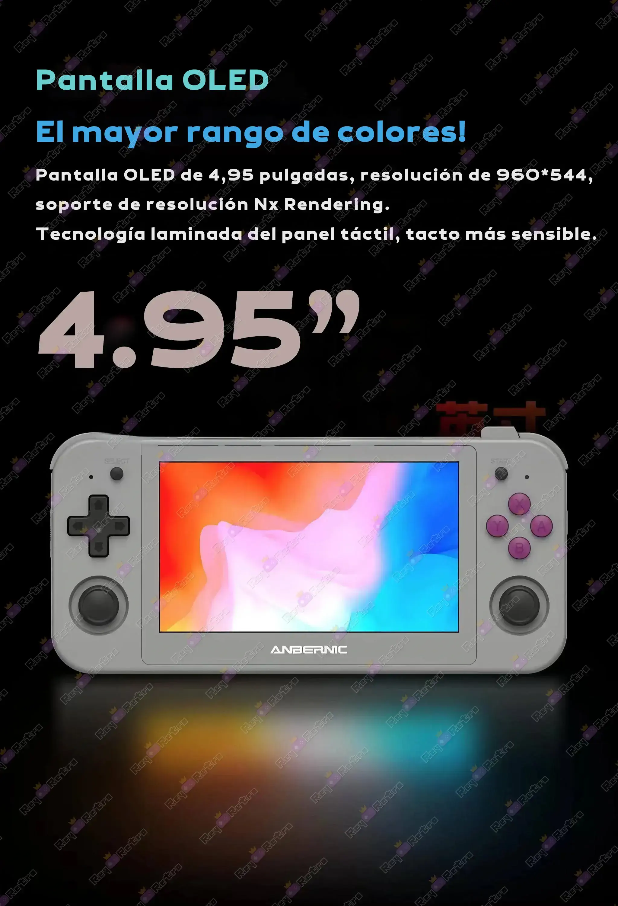 Anbernic RG505 Anbernic_RG505.07 - 🕹 Anbernic RG505 - Consola Retro Android, OLED 4.95, 5000mAh