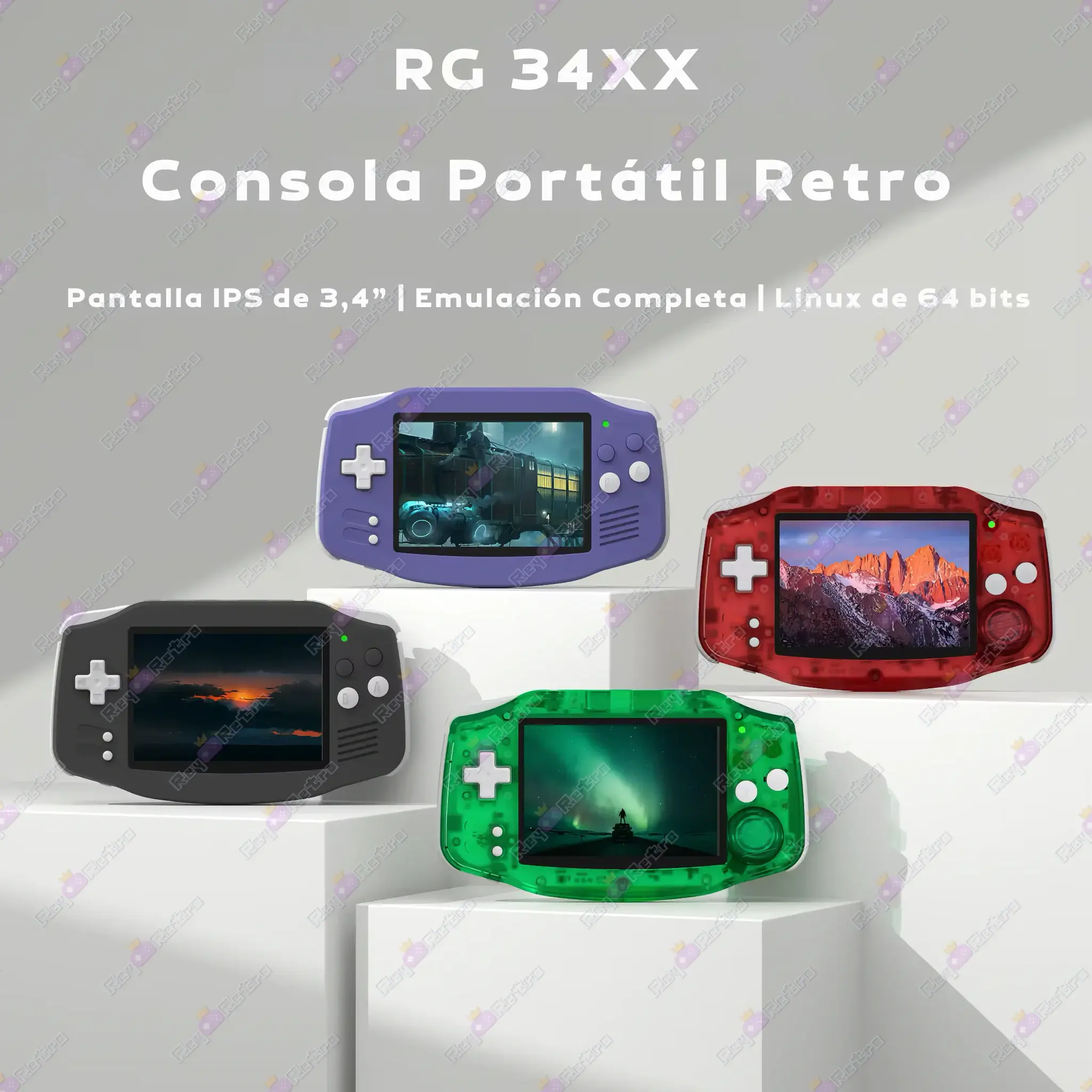 Anbernic RG 34XX Anbernic_RG_34XX.06 - 🕹 Anbernic RG34XX - La Consola Retro Portátil Clon de Game Boy Advance