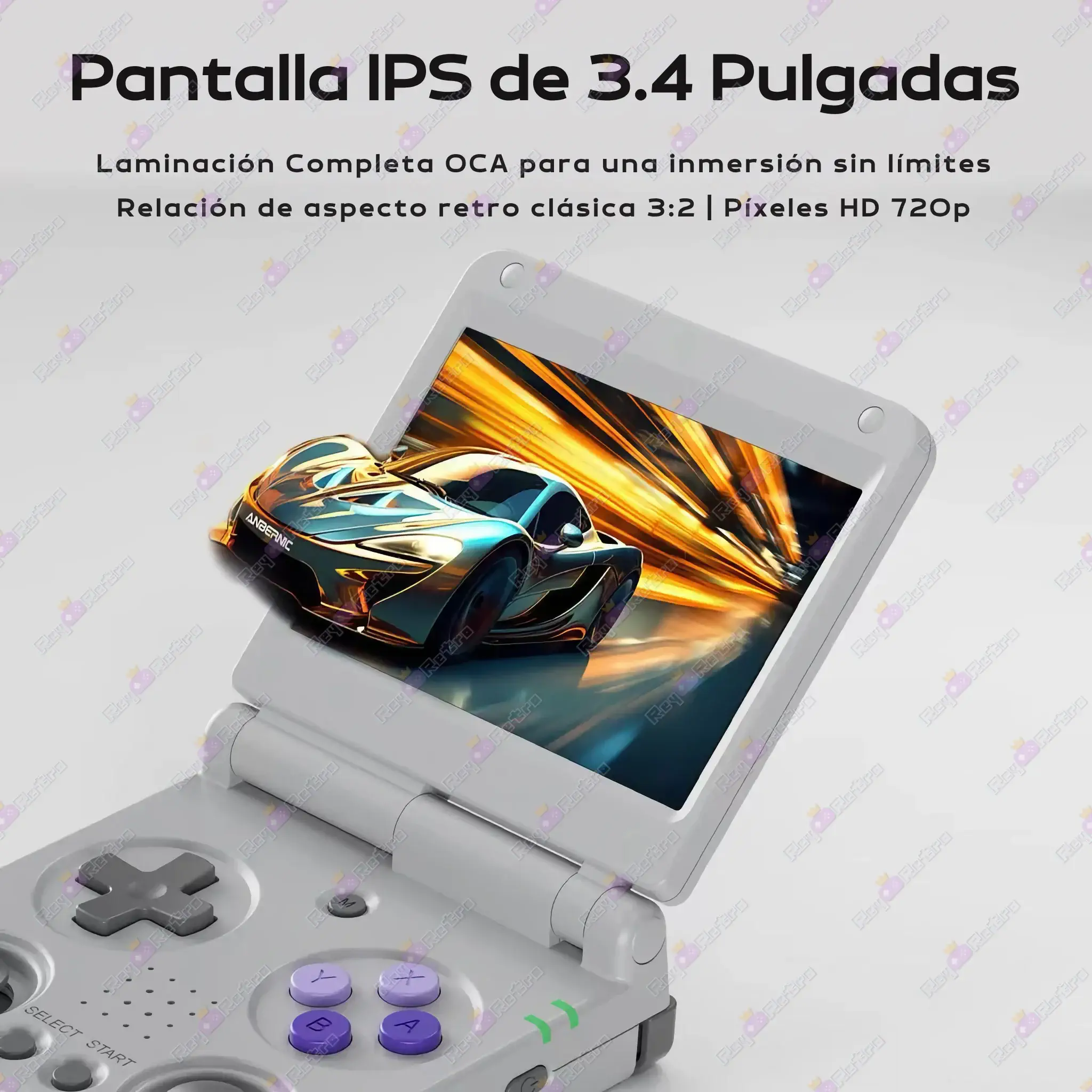 Anbernic_RG_34XXSP.08 - 🕹 Anbernic RG 34XXSP - Consola Retro Portátil con diseño SP