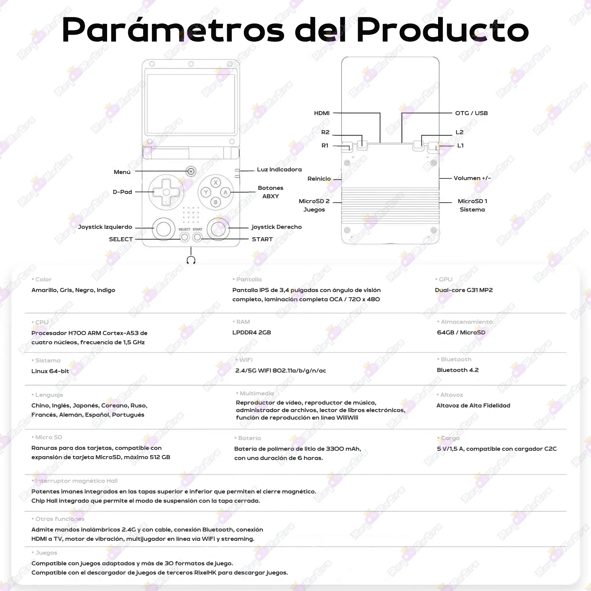 Anbernic_RG_34XXSP.12 - 🕹 Anbernic RG 34XXSP - Consola Retro Portátil con diseño SP