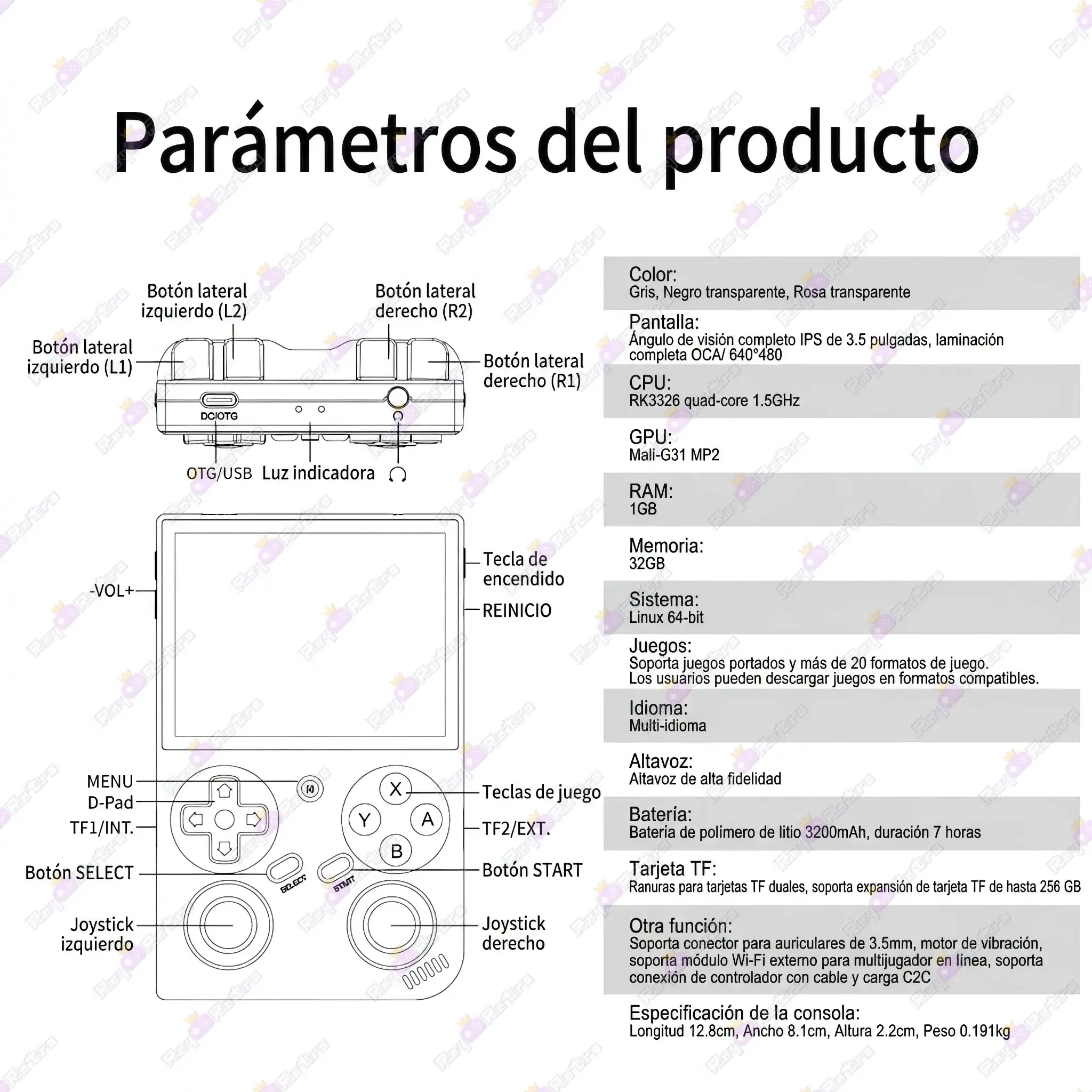 Anbernic RG 35 Anbernic_RG_35.10 - 🕹 Anbernic RG 35 - Formato vertical compacto con doble joystick