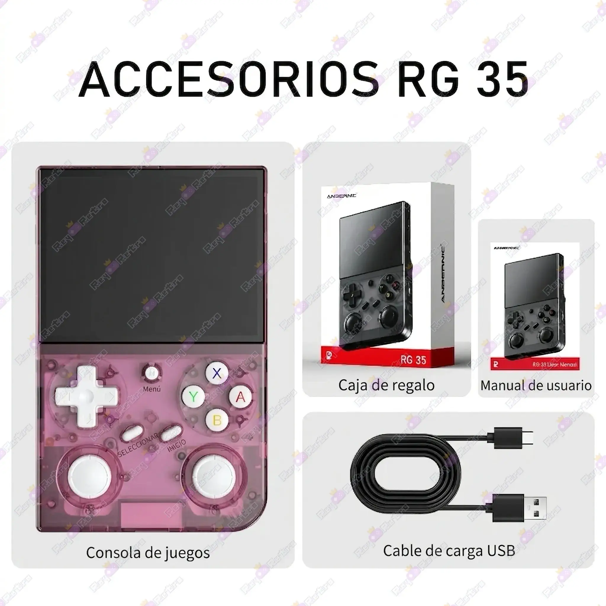 Anbernic RG 35 Anbernic_RG_35.11 - 🕹 Anbernic RG 35 - Formato vertical compacto con doble joystick