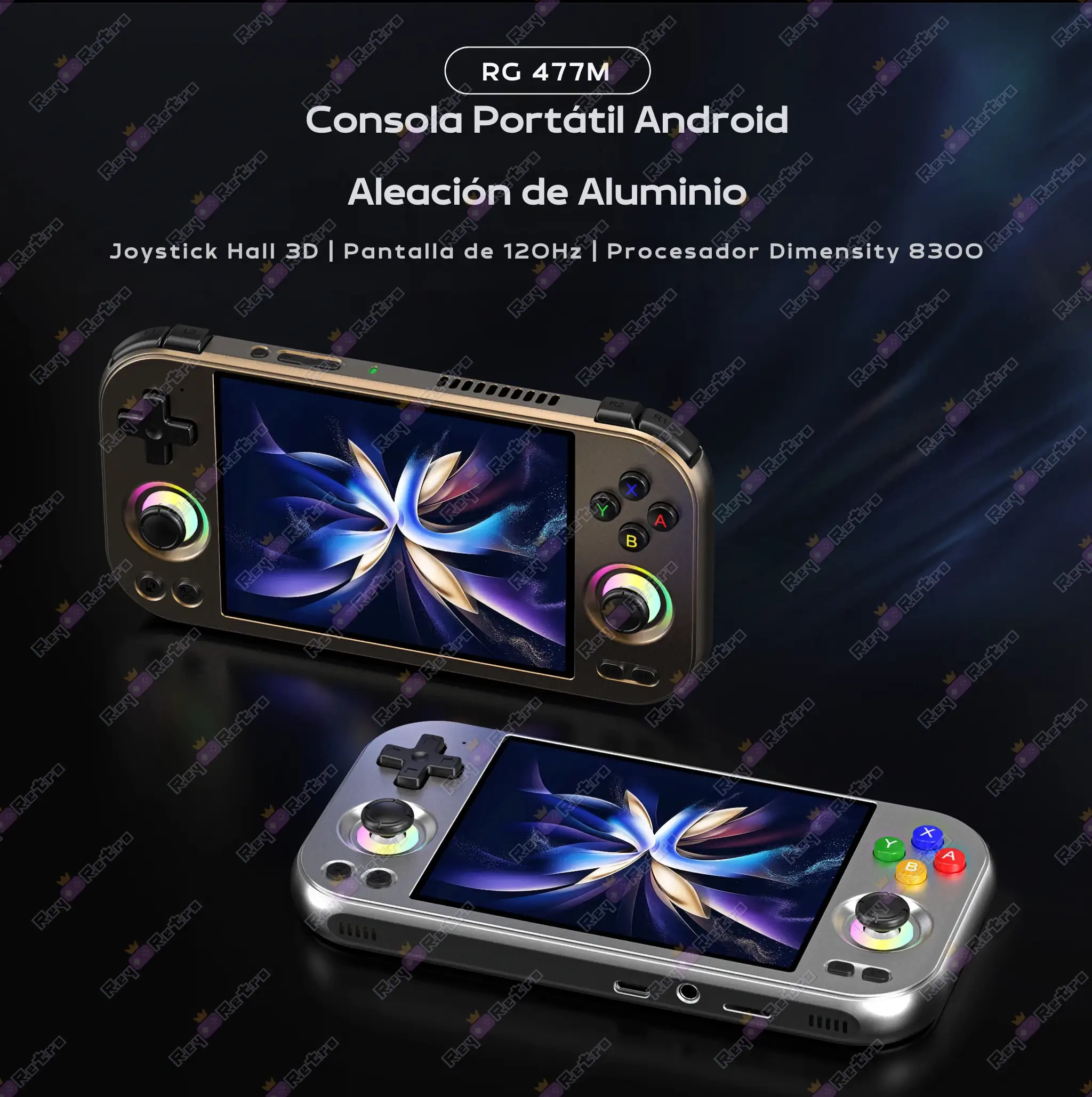 Anbernic RG 477M Anbernic_RG_477M.06 - 🕹 Anbernic RG 477M - Consola premium metálica con pantalla 4:3