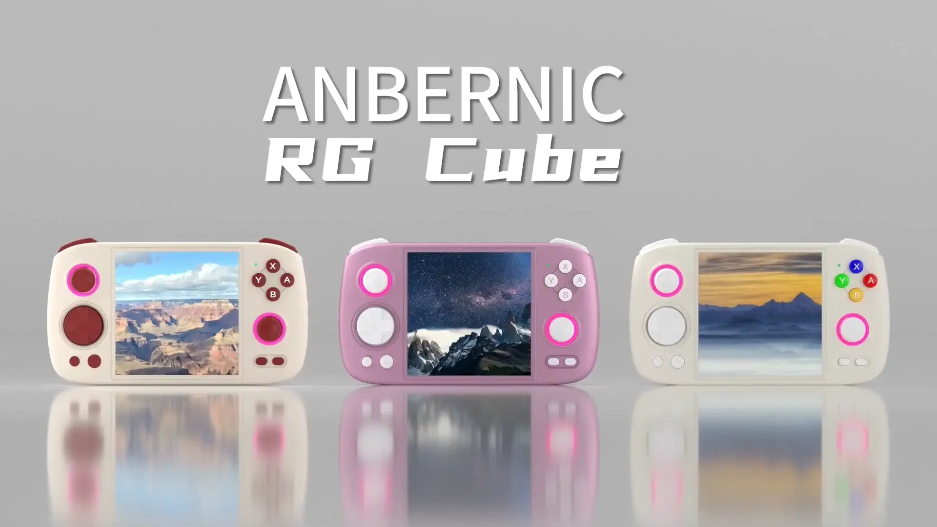 🕹 Anbernic RG Cube - Consola Portátil Retro IPS 3.95” y Android