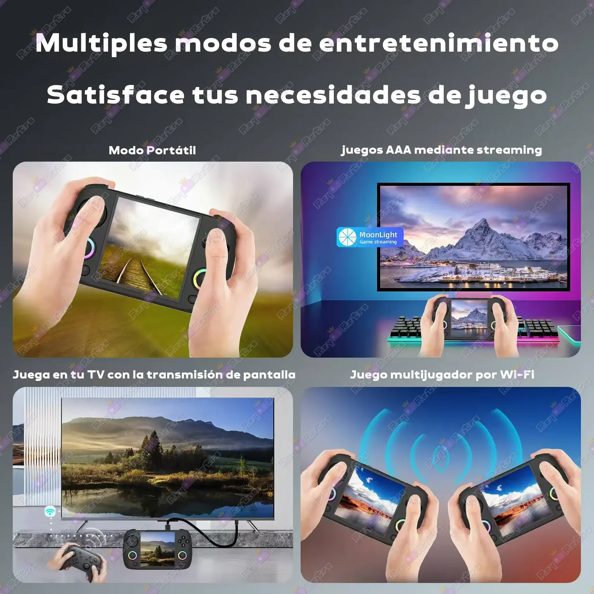 Anbernic RG CubeXX Anbernic_RG_CubeXX.10 - 🕹 Anbernic RG CubeXX – Consola para juegos Retro con Iluminación RGB