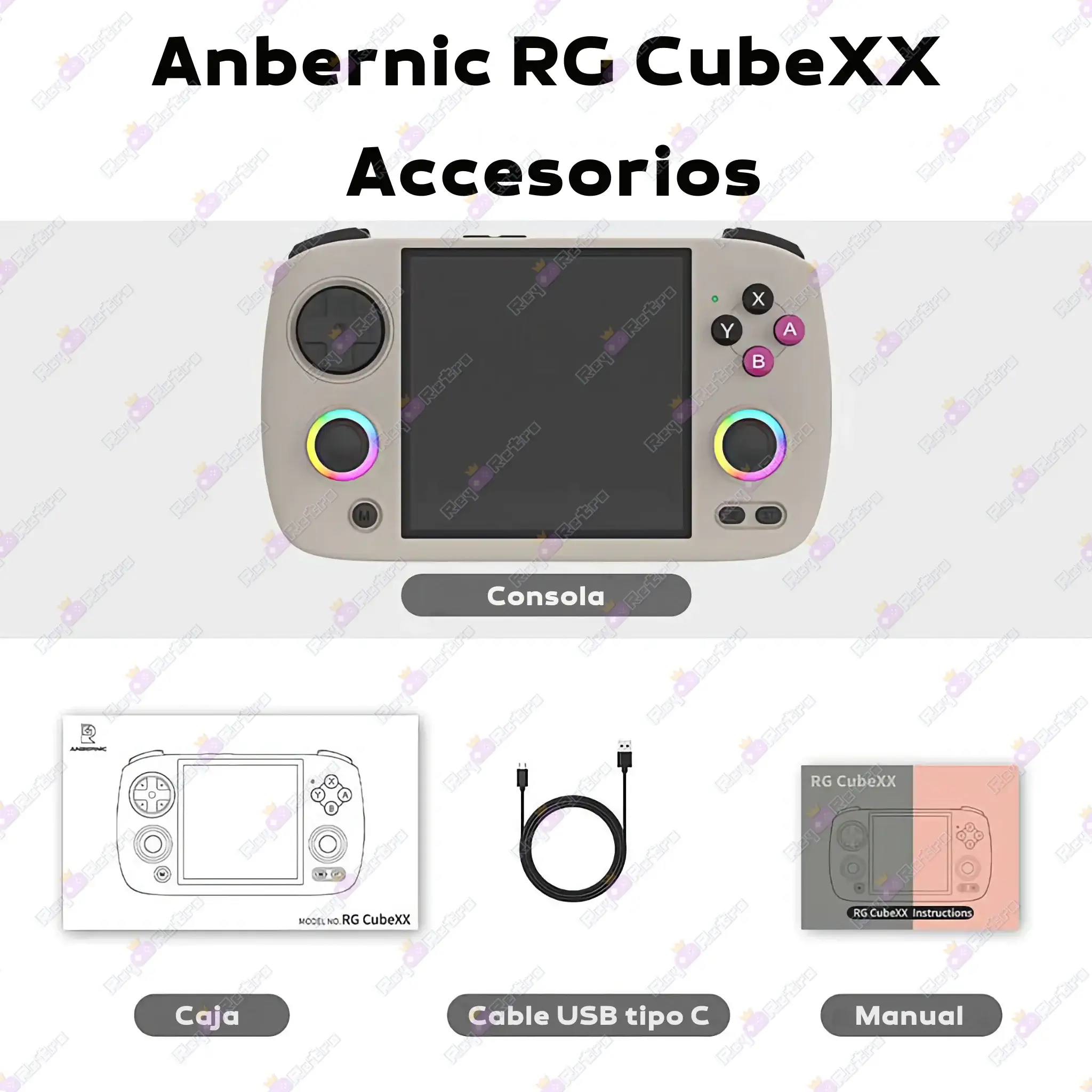 Anbernic RG CubeXX Anbernic_RG_CubeXX.14 - 🕹 Anbernic RG CubeXX – Consola para juegos Retro con Iluminación RGB
