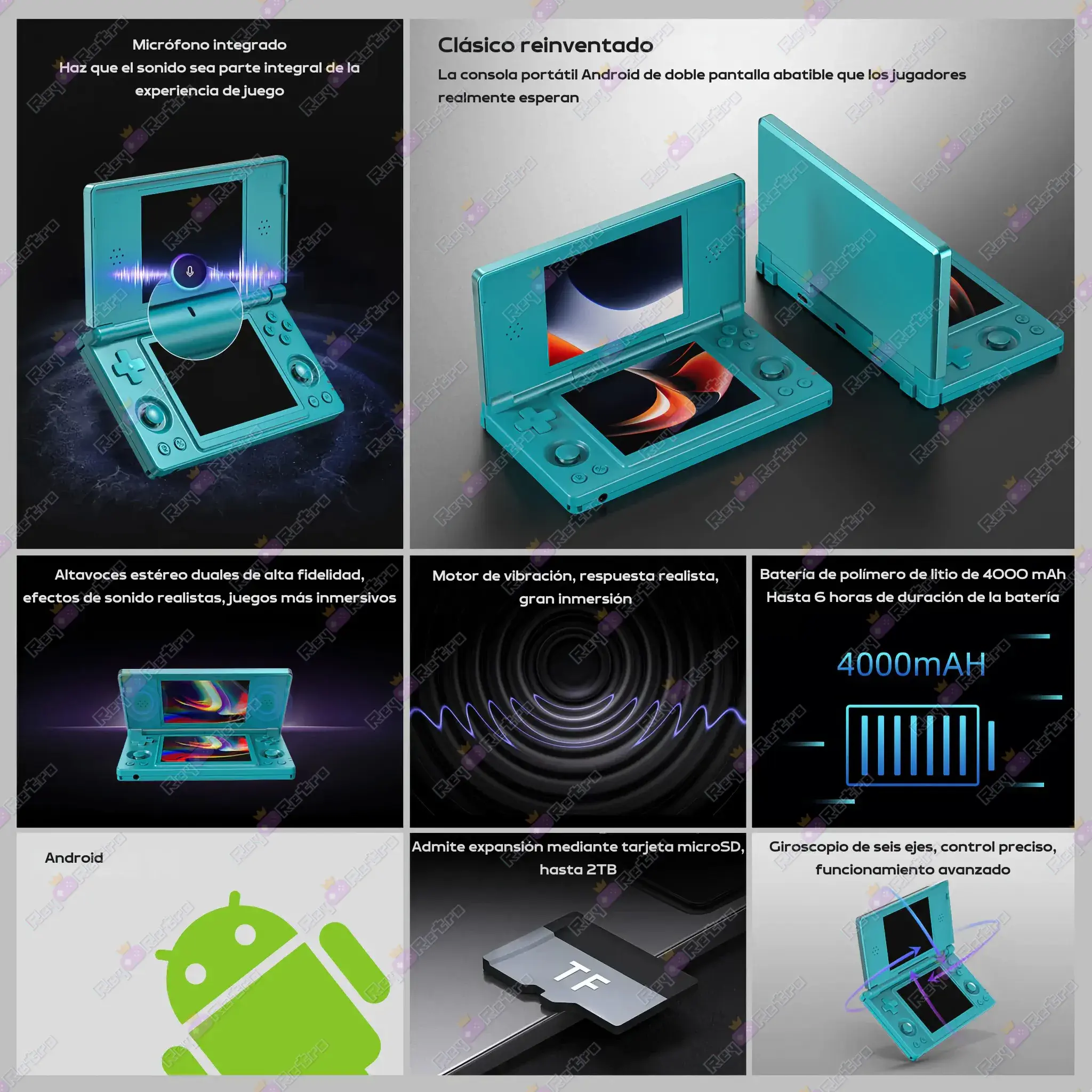 Anbernic RG DS Anbernic_RG_DS.09 - 🕹 Anbernic RG DS - Consola portátil plegable con doble pantalla