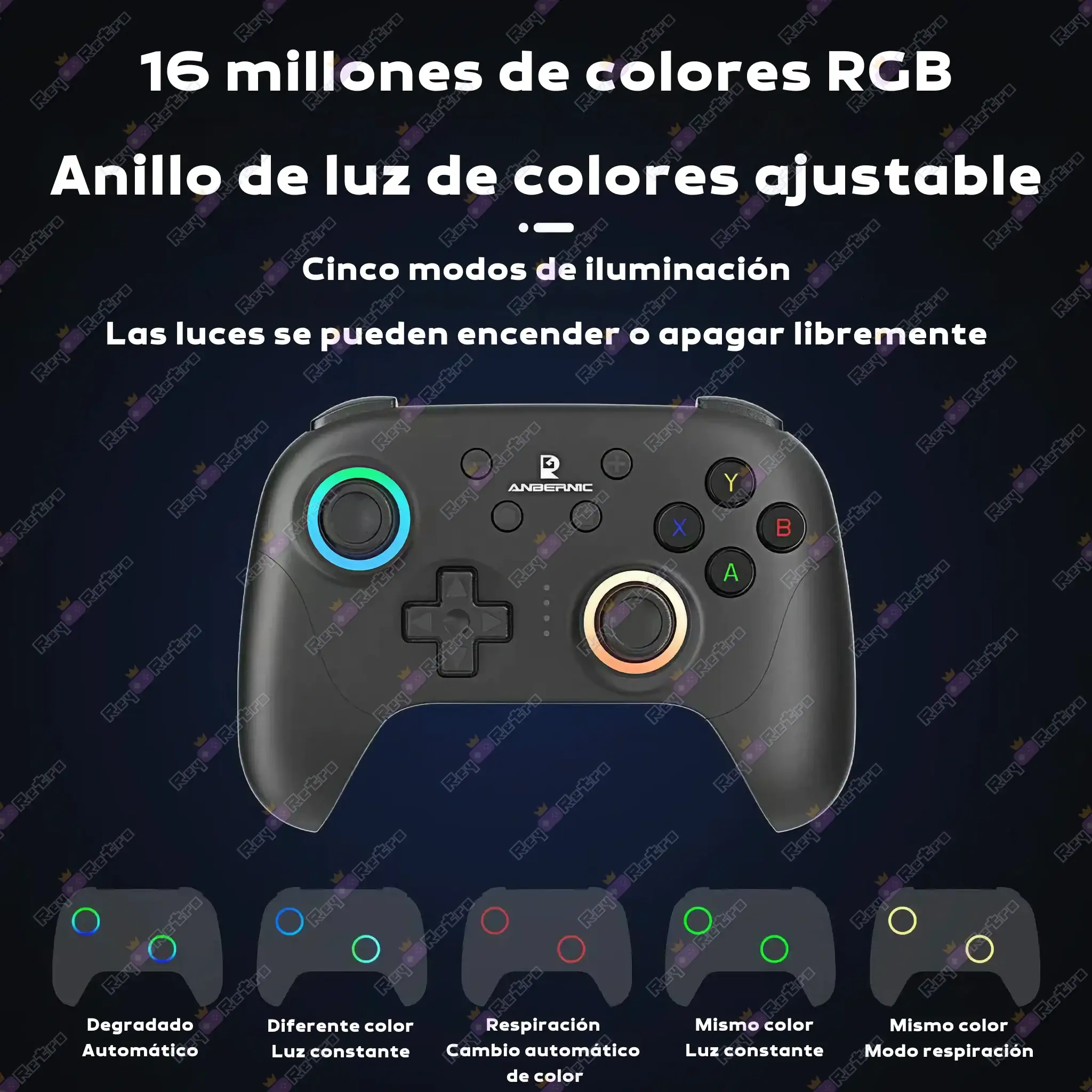 Anbernic_RG_P01.11 - 🎮 Anbernic RG P01 - Mando Multiplataforma con Gatillos Hall y RGB