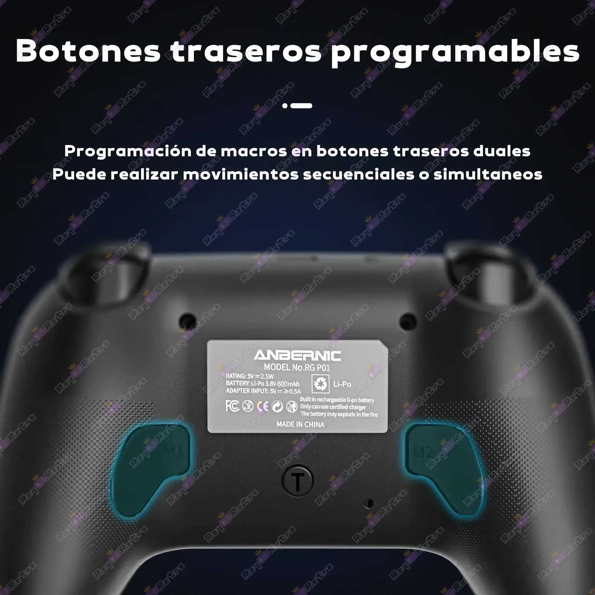 Anbernic_RG_P01.12 - 🎮 Anbernic RG P01 - Mando Multiplataforma con Gatillos Hall y RGB