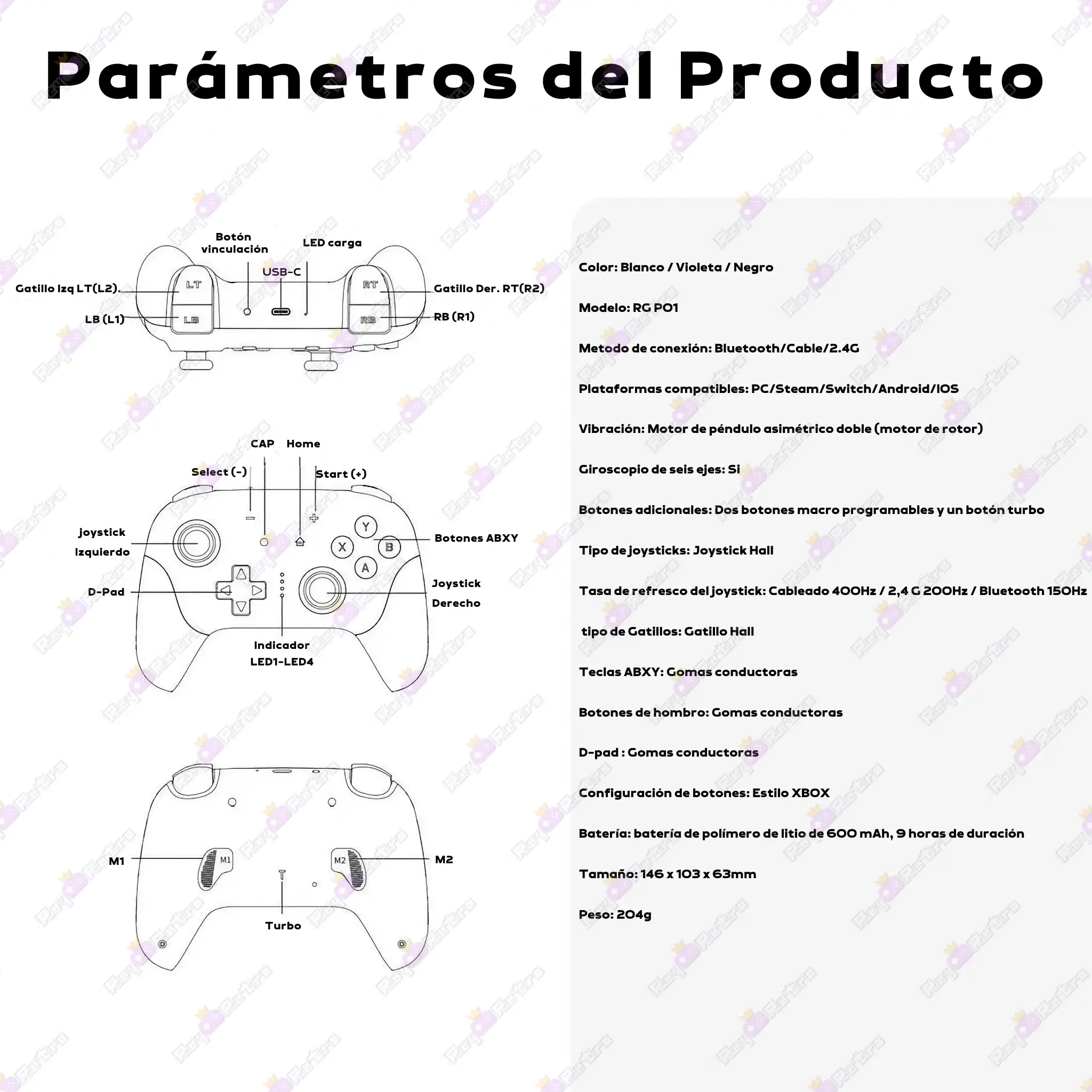 Anbernic_RG_P01.16 - 🎮 Anbernic RG P01 - Mando Multiplataforma con Gatillos Hall y RGB