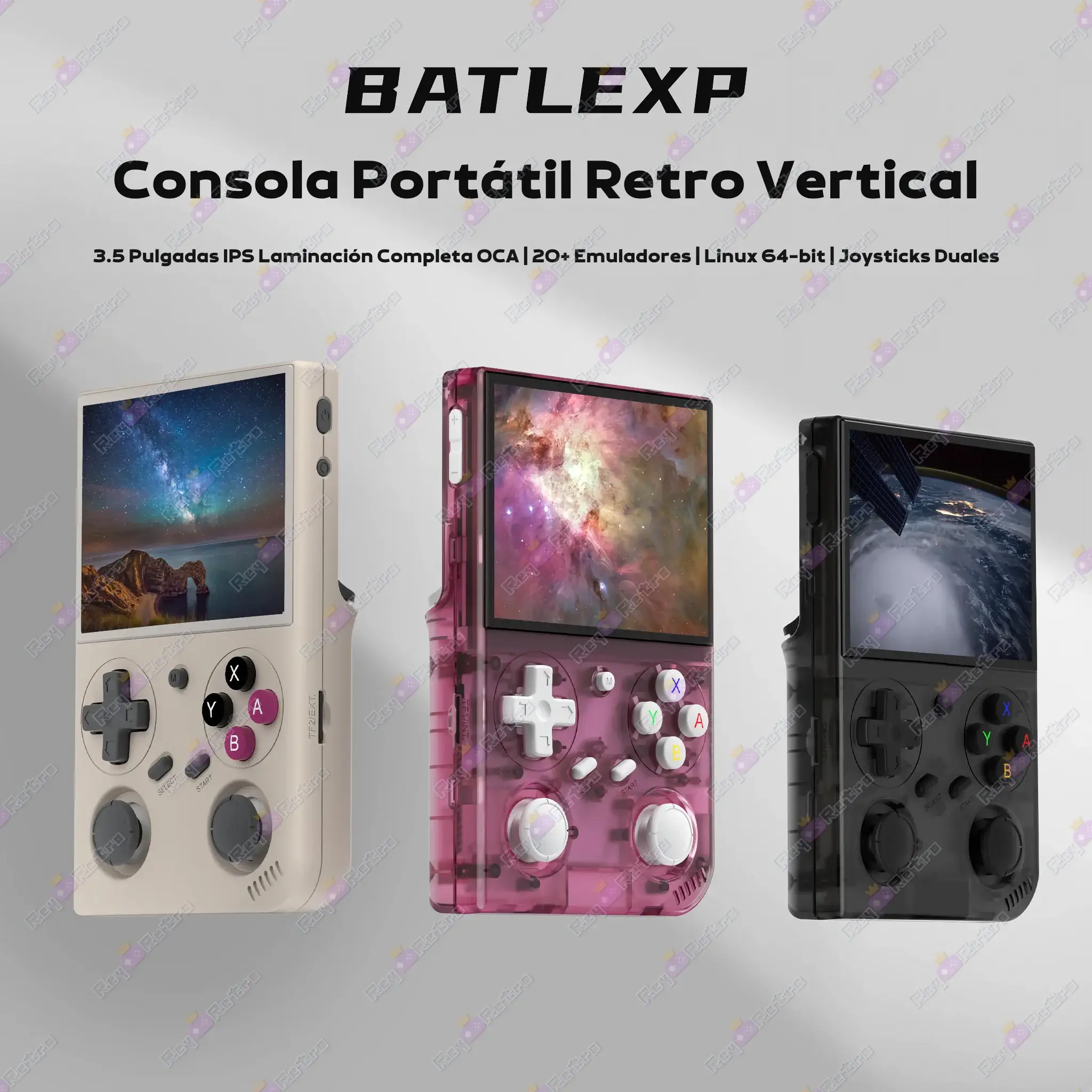 BATLEXP_G350.05 - 🕹 BATLEXP G350 – Consola Retro Portátil con Pantalla IPS
