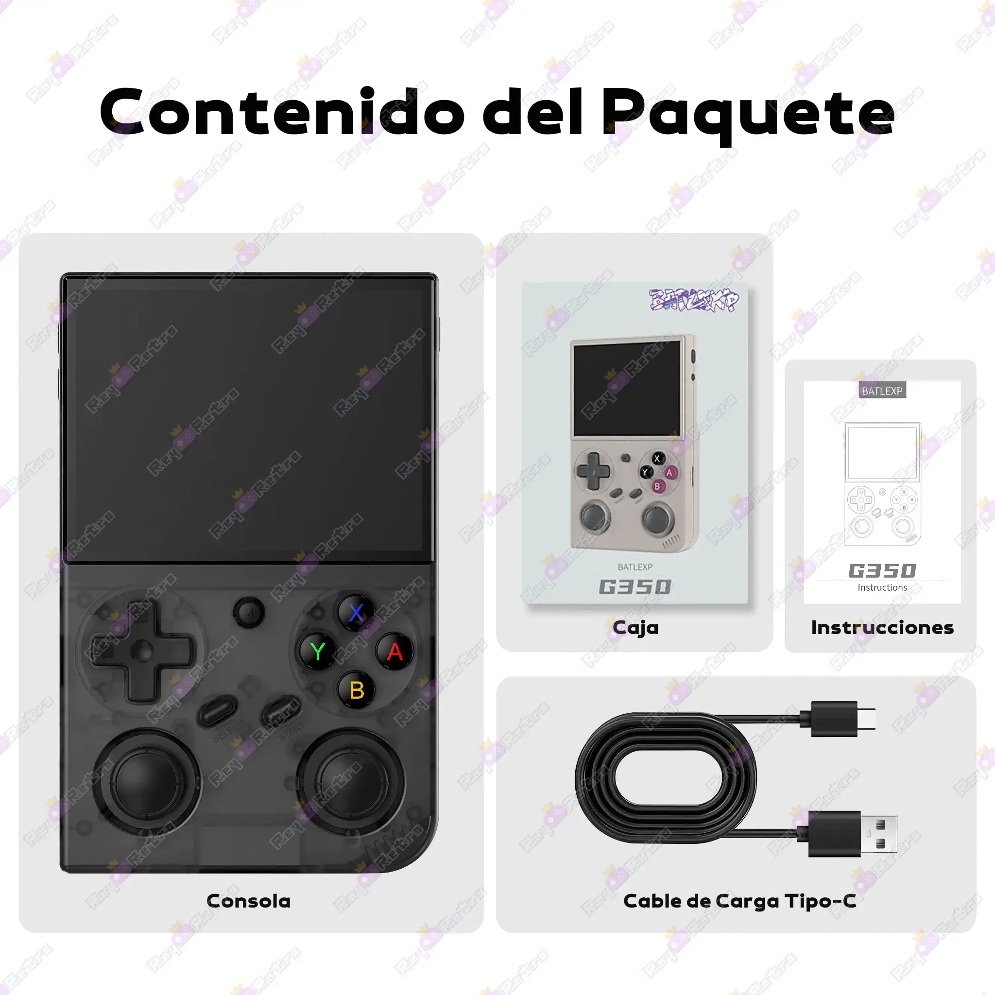 BATLEXP_G350.12 - 🕹 BATLEXP G350 – Consola Retro Portátil con Pantalla IPS