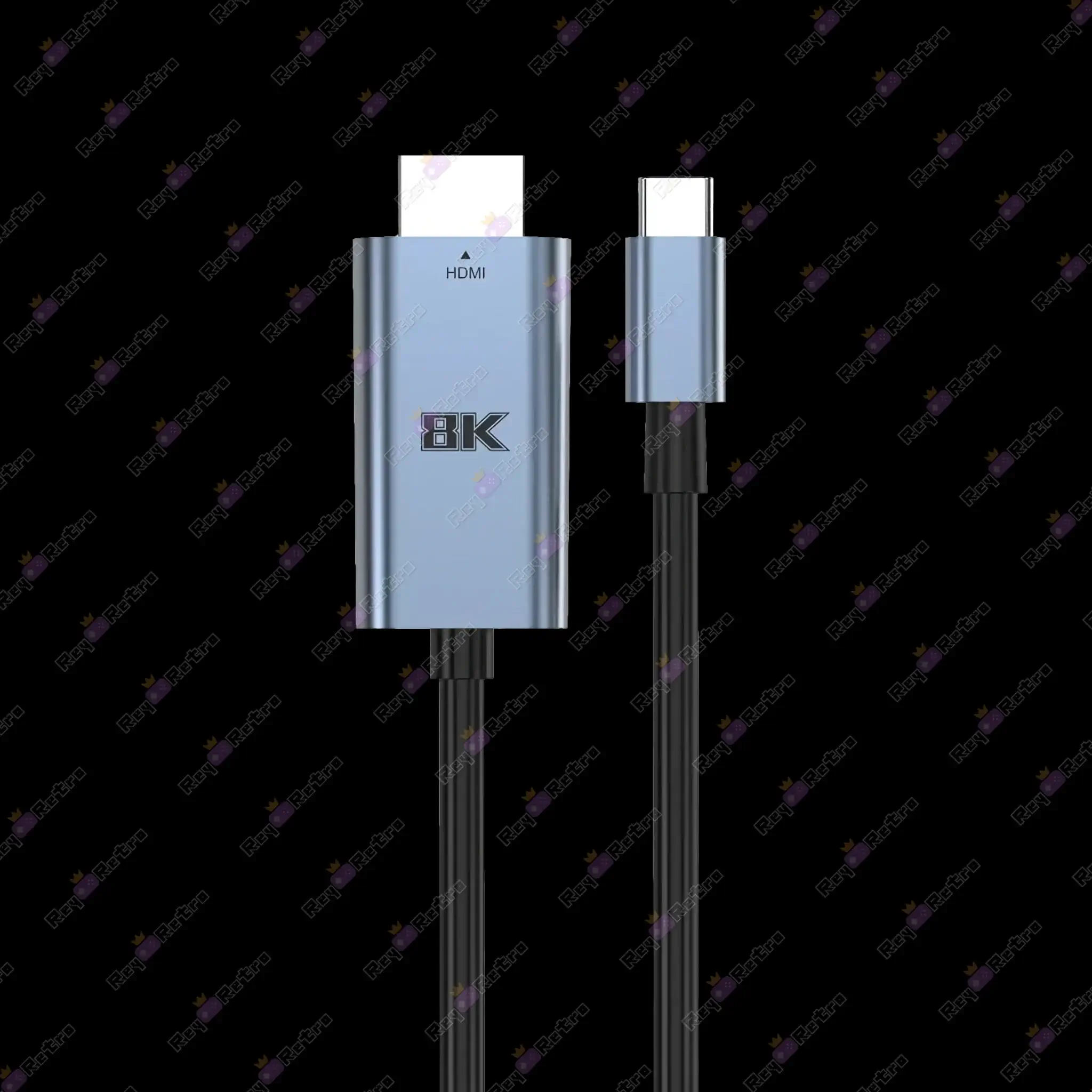 Cable_HDMI_a_USB-C.01 - 🎆 Cable HDMI 2.1 a USB-C - 8K/60Hz, 4K/120Hz, Nylon Trenzado