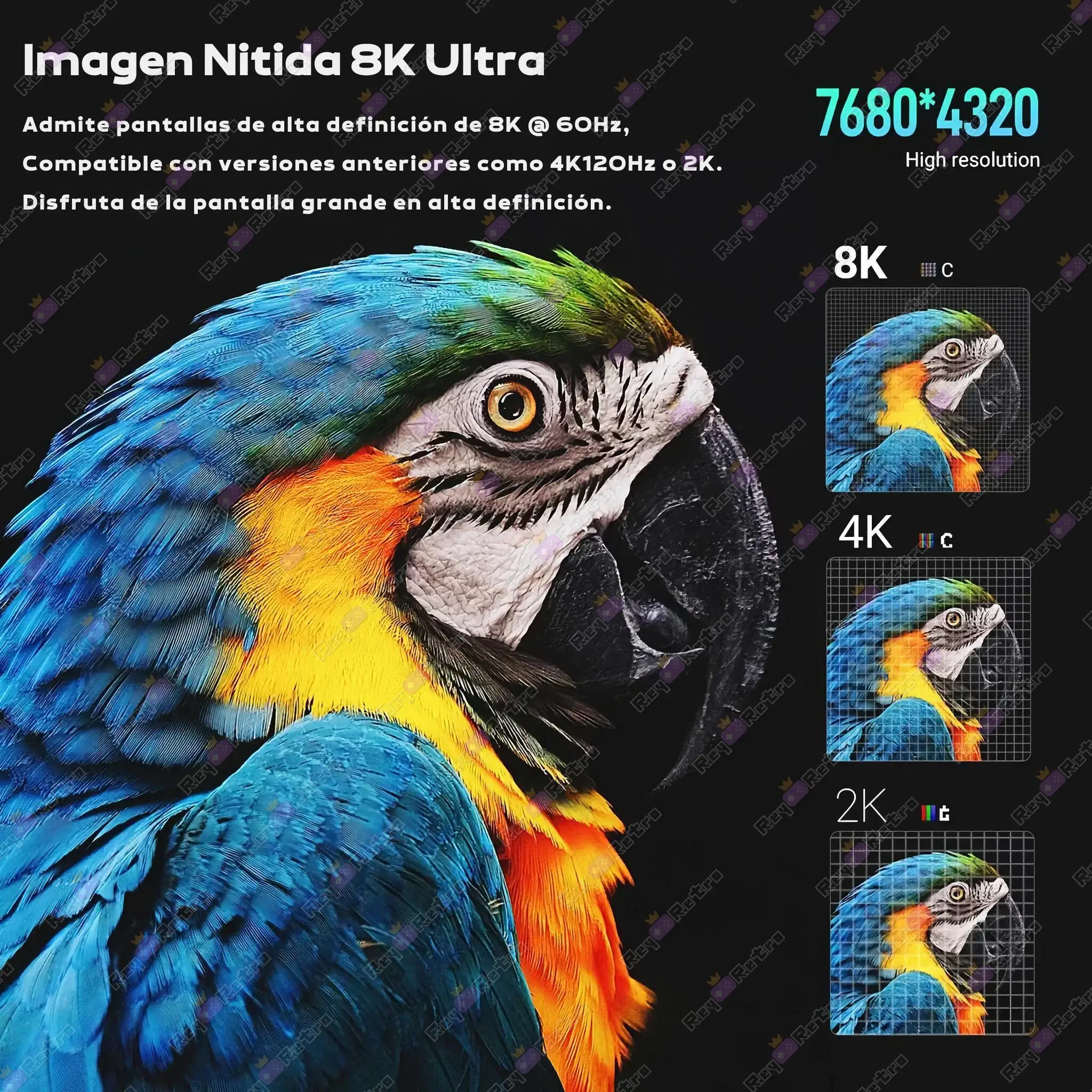 Cable HDMI a USB-C Cable_HDMI_a_USB-C.08 - 🎆 Cable HDMI 2.1 a USB-C - 8K/60Hz, 4K/120Hz, Nylon Trenzado