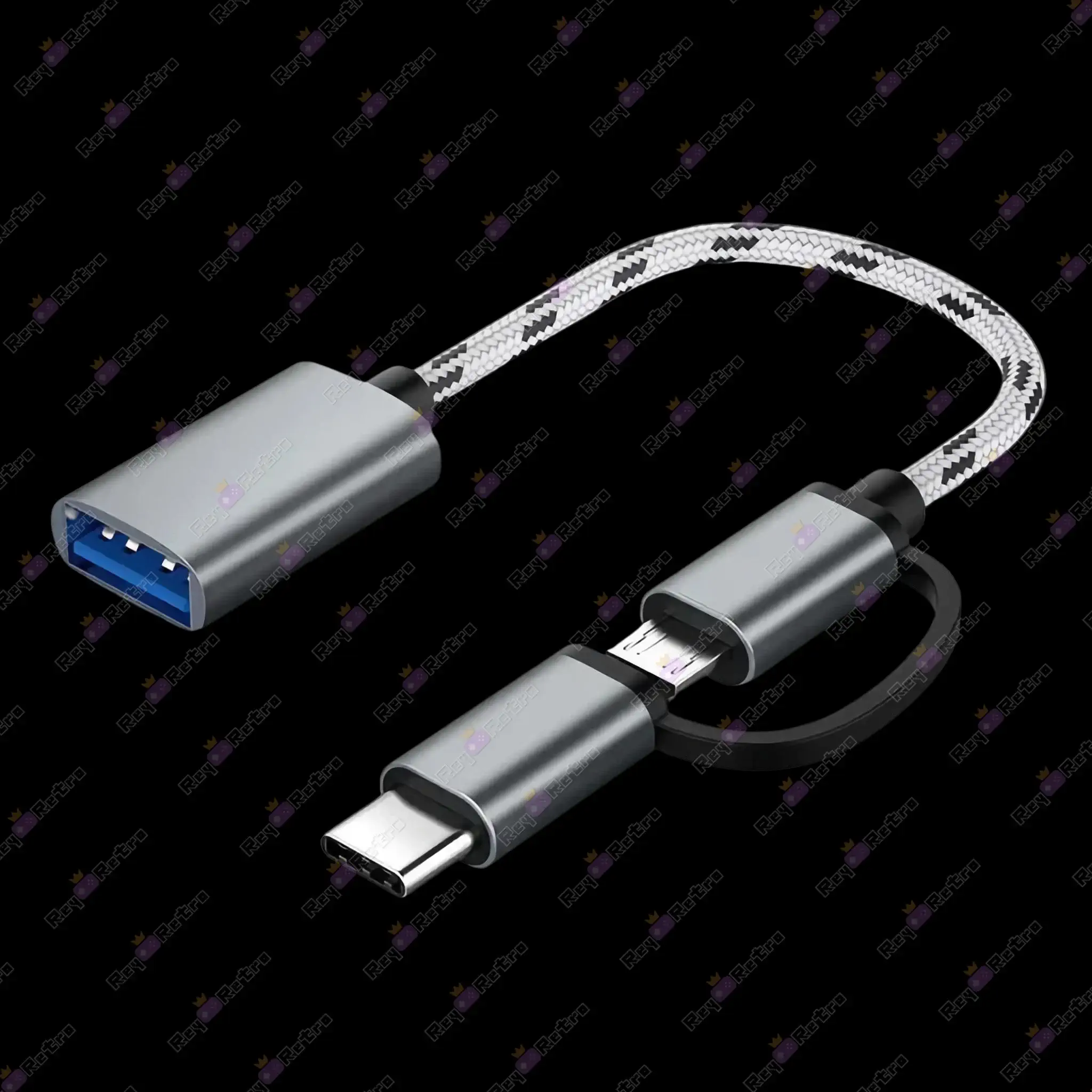Cable_OTG_Micro_USB_y_USB-C.01 - ⚡ Cable OTG Micro USB y USB-C 3.0 - Adaptador 2 en 1, Convertidor