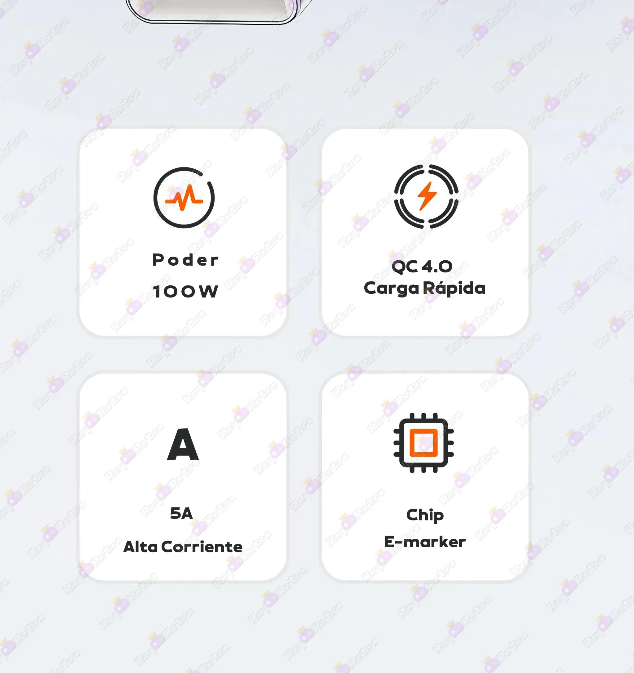 Cable USB-C a USB-C Cable_USB-C_a_USB-C.04 - 🖥 Cable USB-C a USB-C - Essager - 100W PD y QC, Carga Rápida