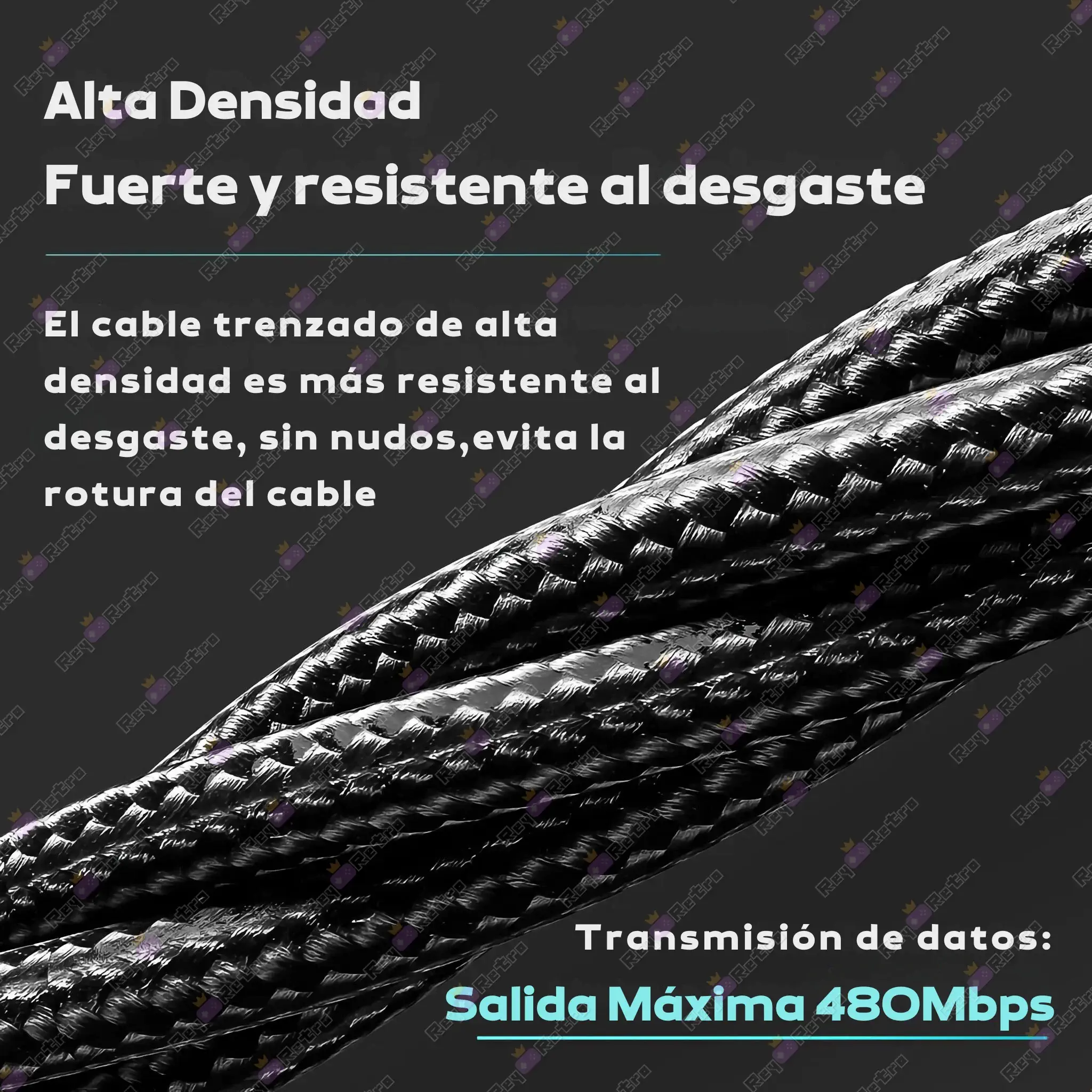 Cable_USB_a_Micro_USB.05 - 🖥 Cable USB a Micro USB - Essager - Con Carga Rápida y Nylon