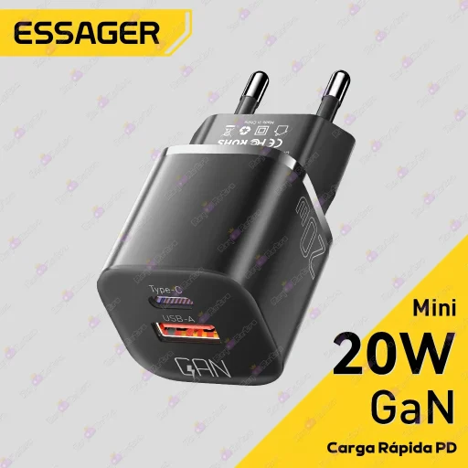 Cargador_20W.02 - 🔌 Cargador USB-C y USB-A 20W - PD 3.0, QC 3.0, Carga Ultra Rápida