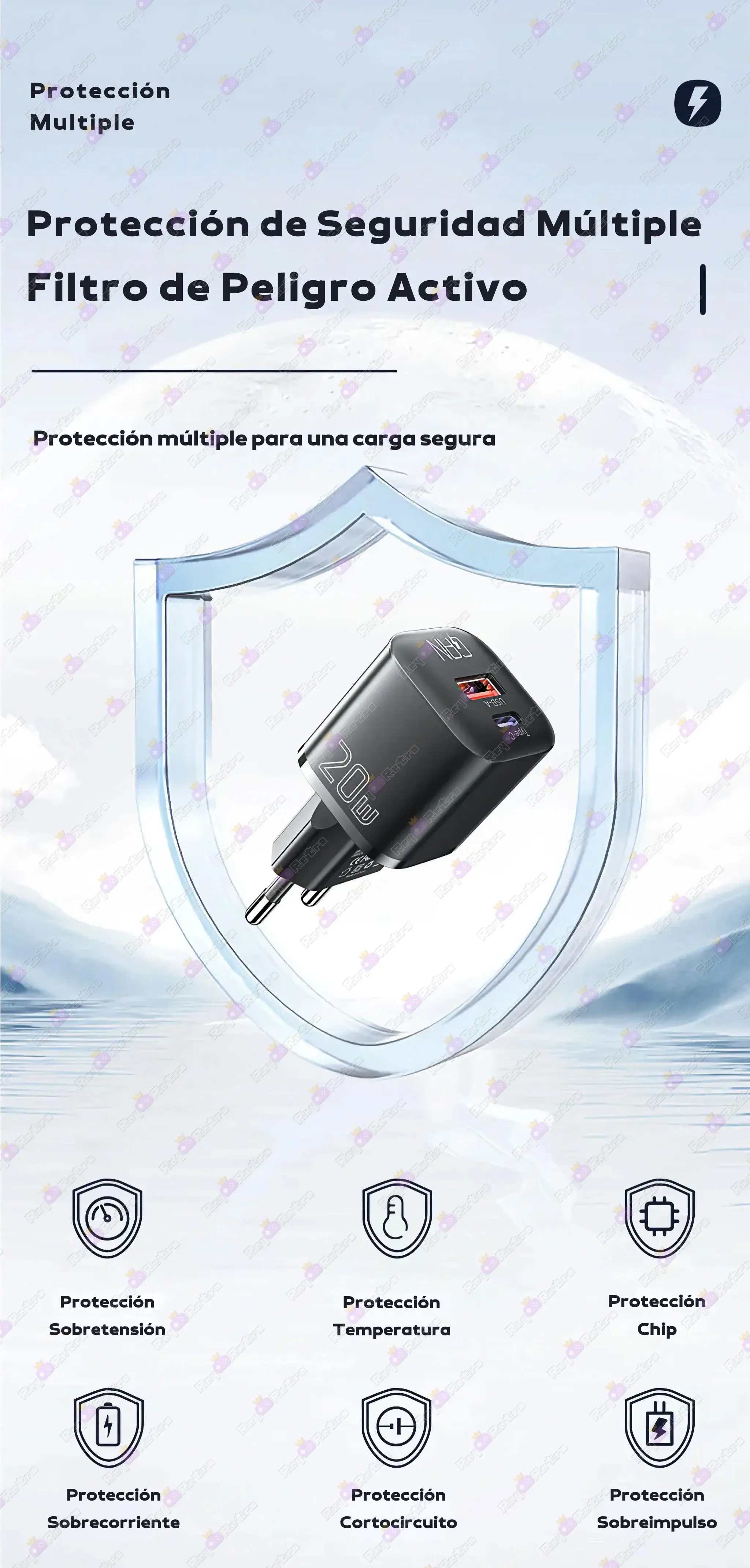 Cargador_20W.10 - 🔌 Cargador USB-C y USB-A 20W - PD 3.0, QC 3.0, Carga Ultra Rápida