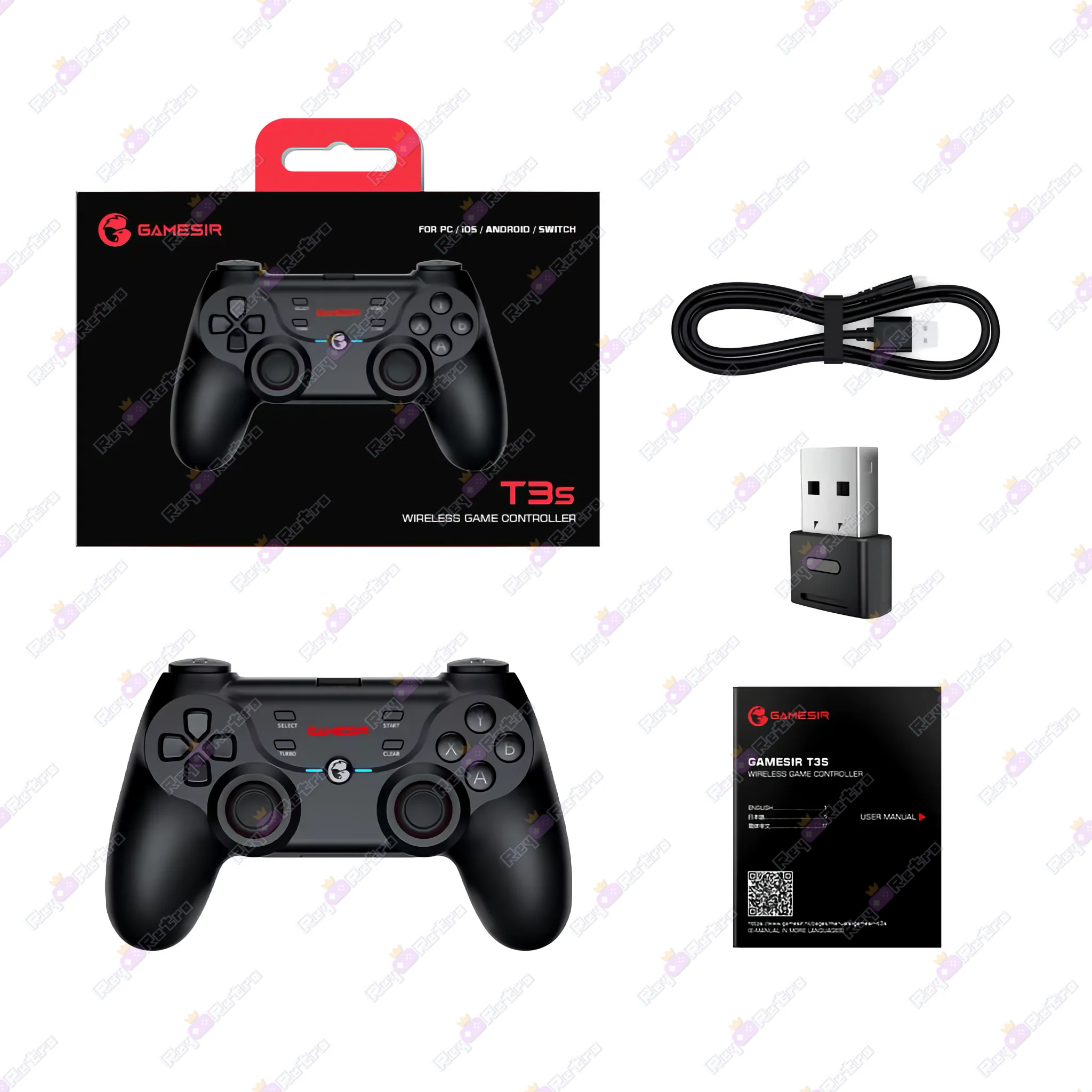 GameSir T3s Gamesir_T3s.14 - 🎮 Mando GameSir T3s - Compatible con Switch, PC, iOS y Android