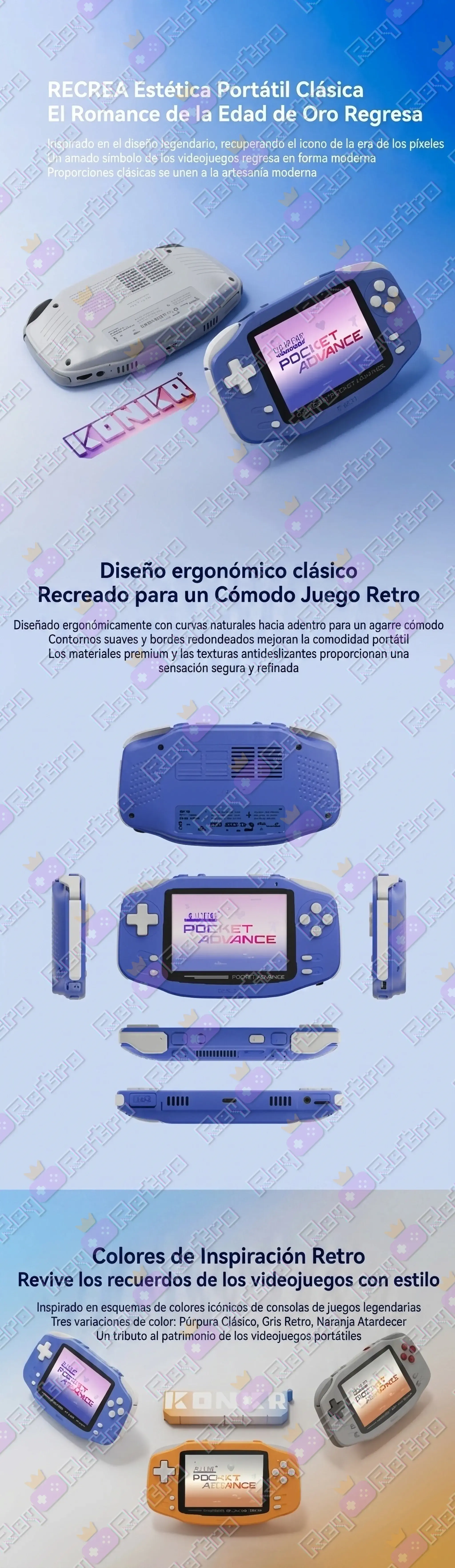 KONKR_Pocket_Advance.06 - 🕹 KONKR Pocket Advance - Consola Android retro con pantalla IPS de 3,5