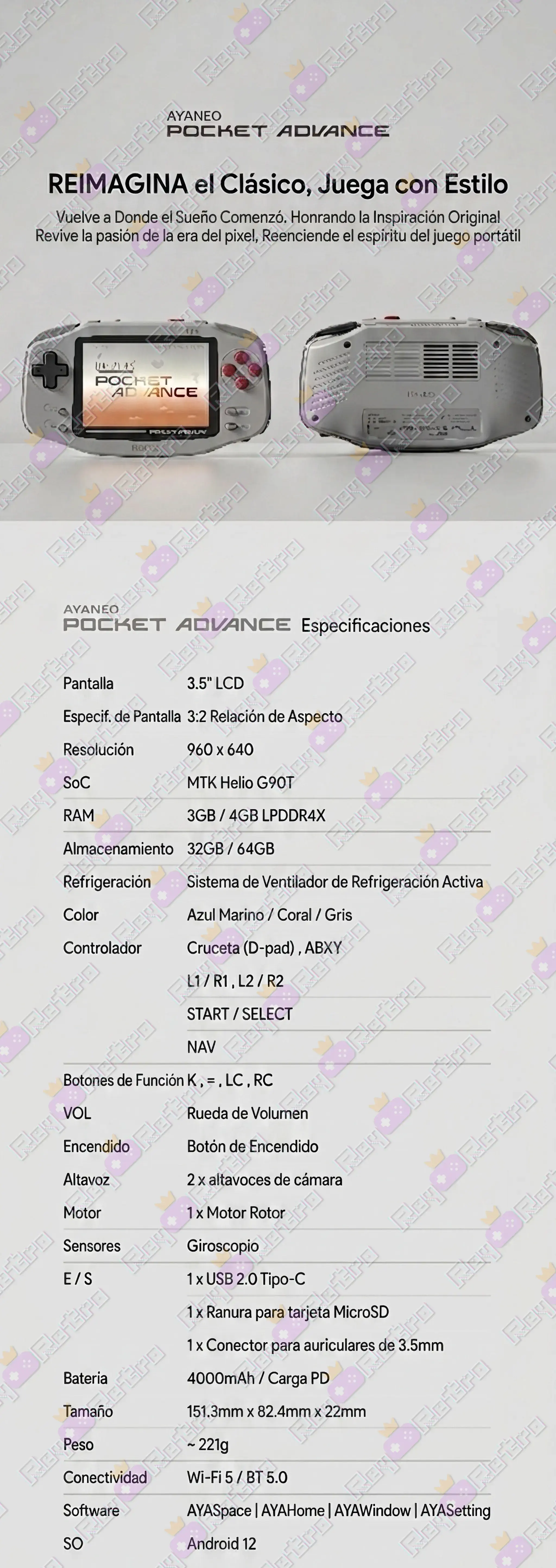 KONKR_Pocket_Advance.13 - 🕹 KONKR Pocket Advance - Consola Android retro con pantalla IPS de 3,5