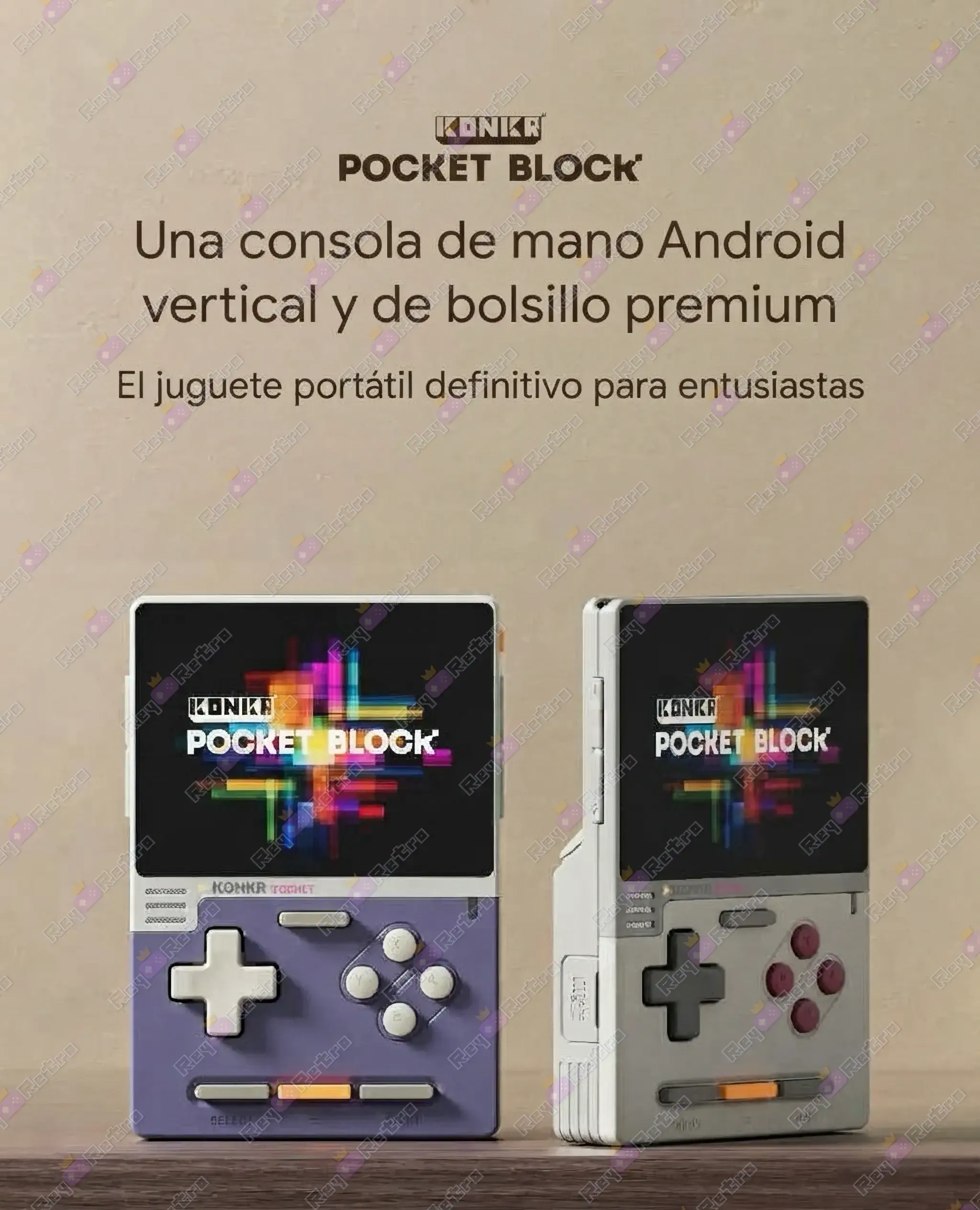 KONKR_Pocket_Block.05 - 🕹 KONKR Pocket Block - Consola retro Android de formato vertical