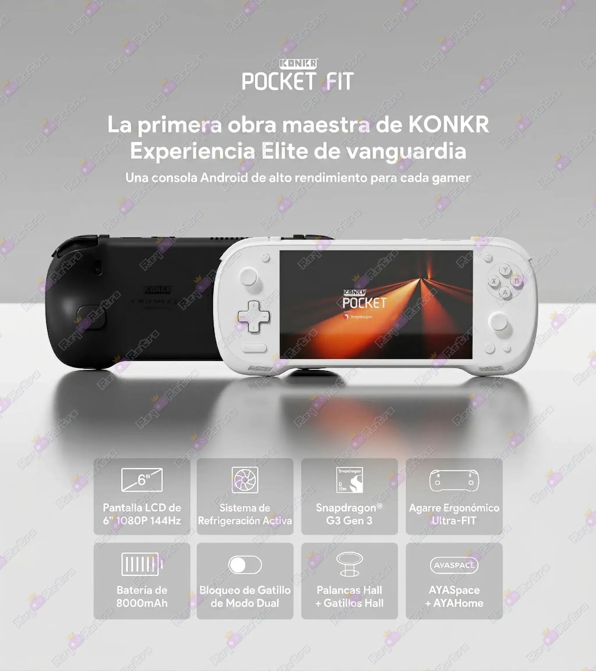 KONKR Pocket FIT G3 Gen3 KONKR_Pocket_Fit_G3_Gen3.05 - 🕹 KONKR Pocket FIT G3 Gen3 - Consola con Snapdragon G3 Gen 3