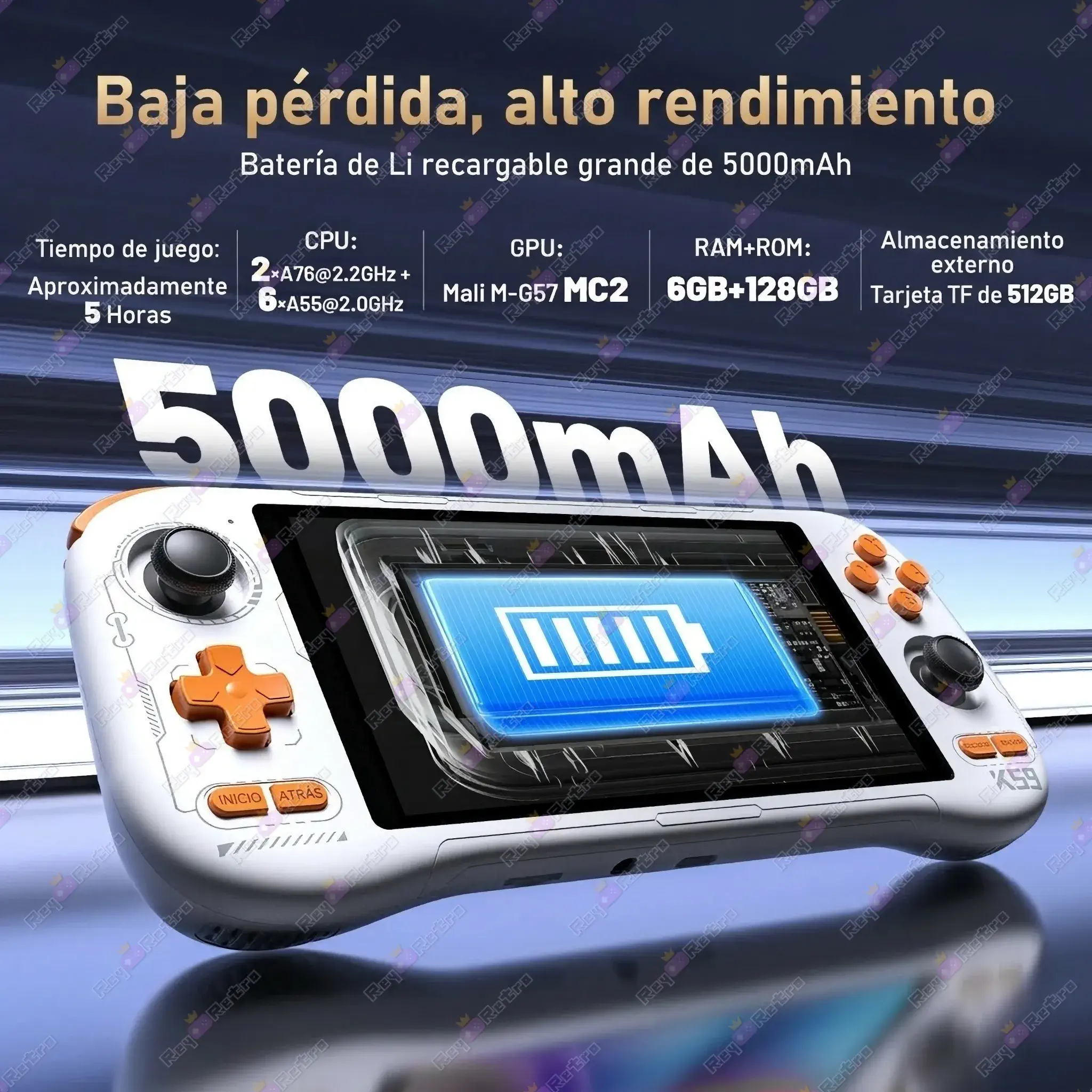 Kinhank_K59.09 - 🕹 Kinhank K59 - Consola Android con pantalla 5,5