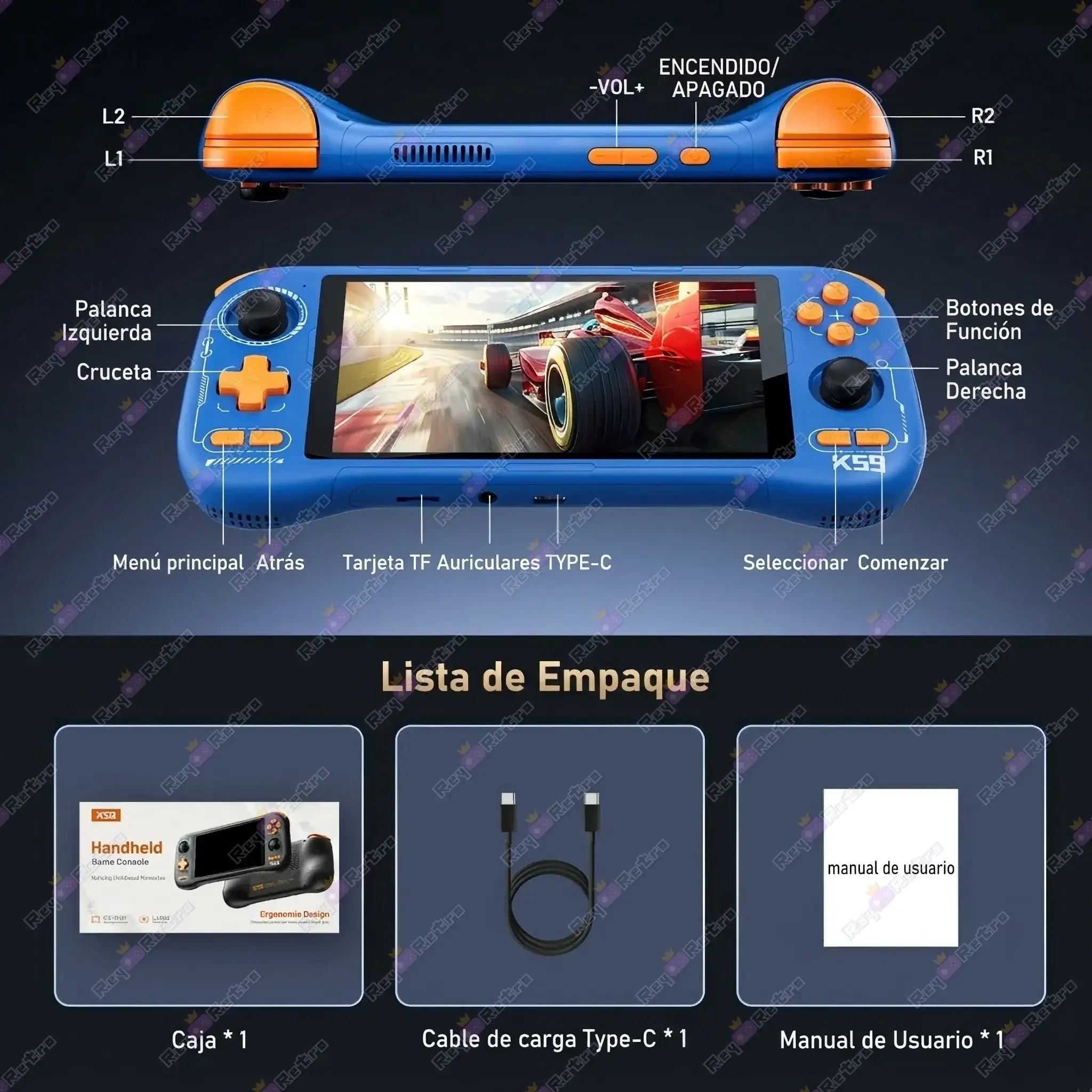 Kinhank_K59.10 - 🕹 Kinhank K59 - Consola Android con pantalla 5,5