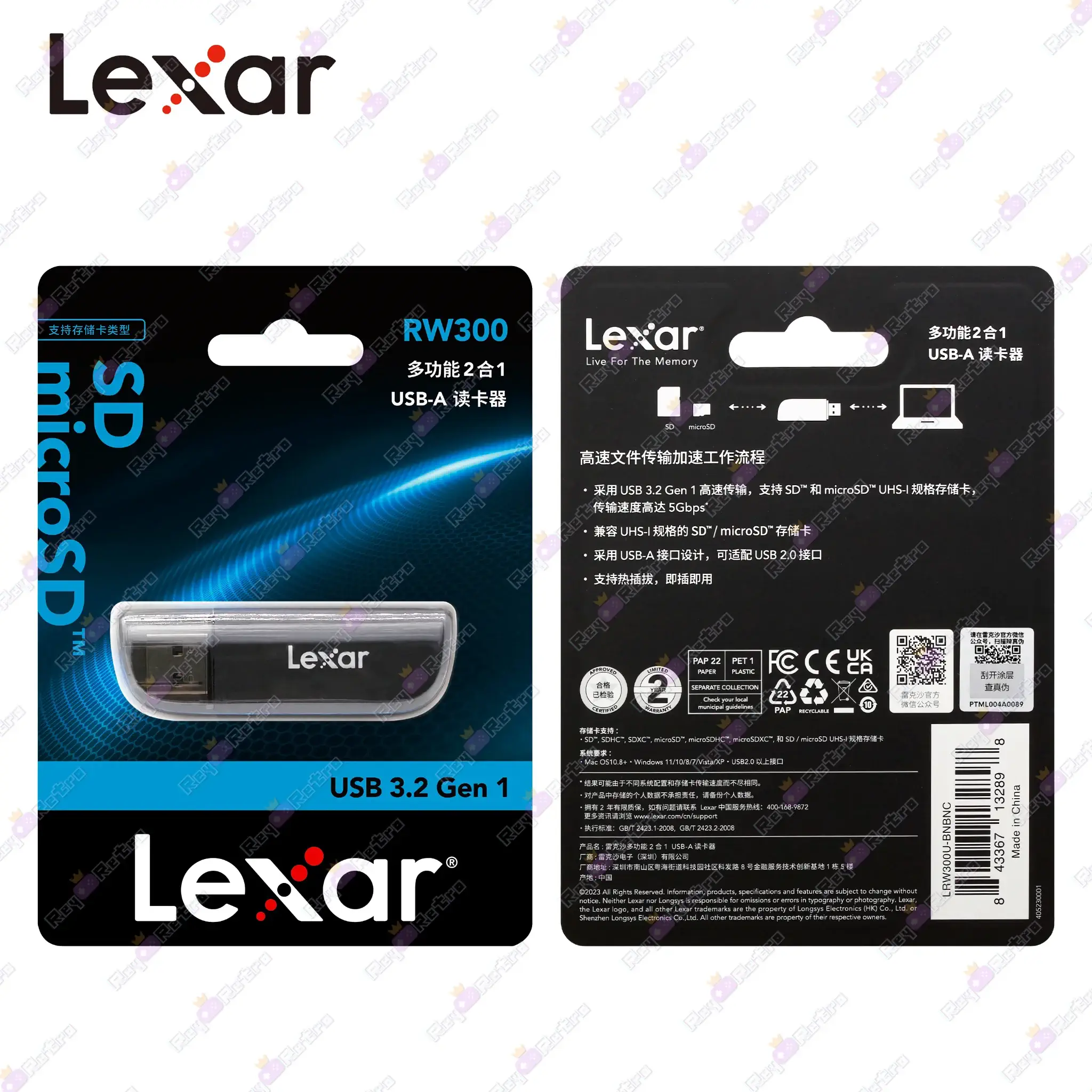 Lector_Tarjetas_MicroSD_y_SD.11 - ⚡ Lector Tarjetas MicroSD y SD - Lexar - Adaptador USB 3.2