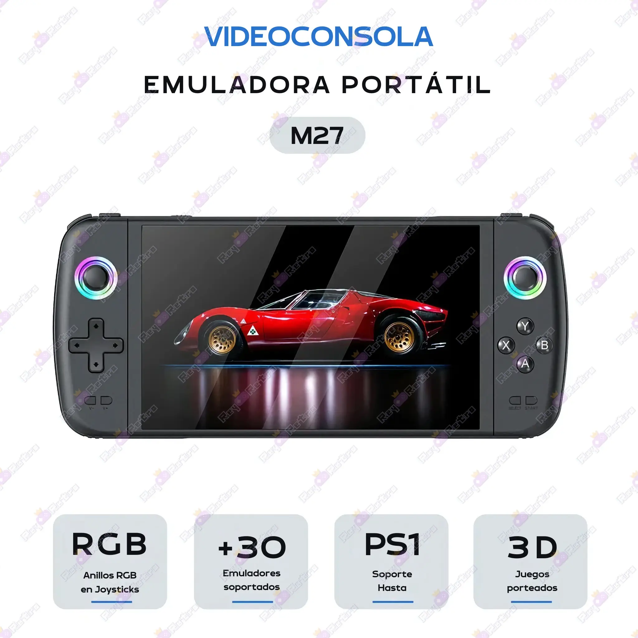 M27.02 - 🕹 M27 - Pantalla IPS de 7″ y experiencia retro a lo grande