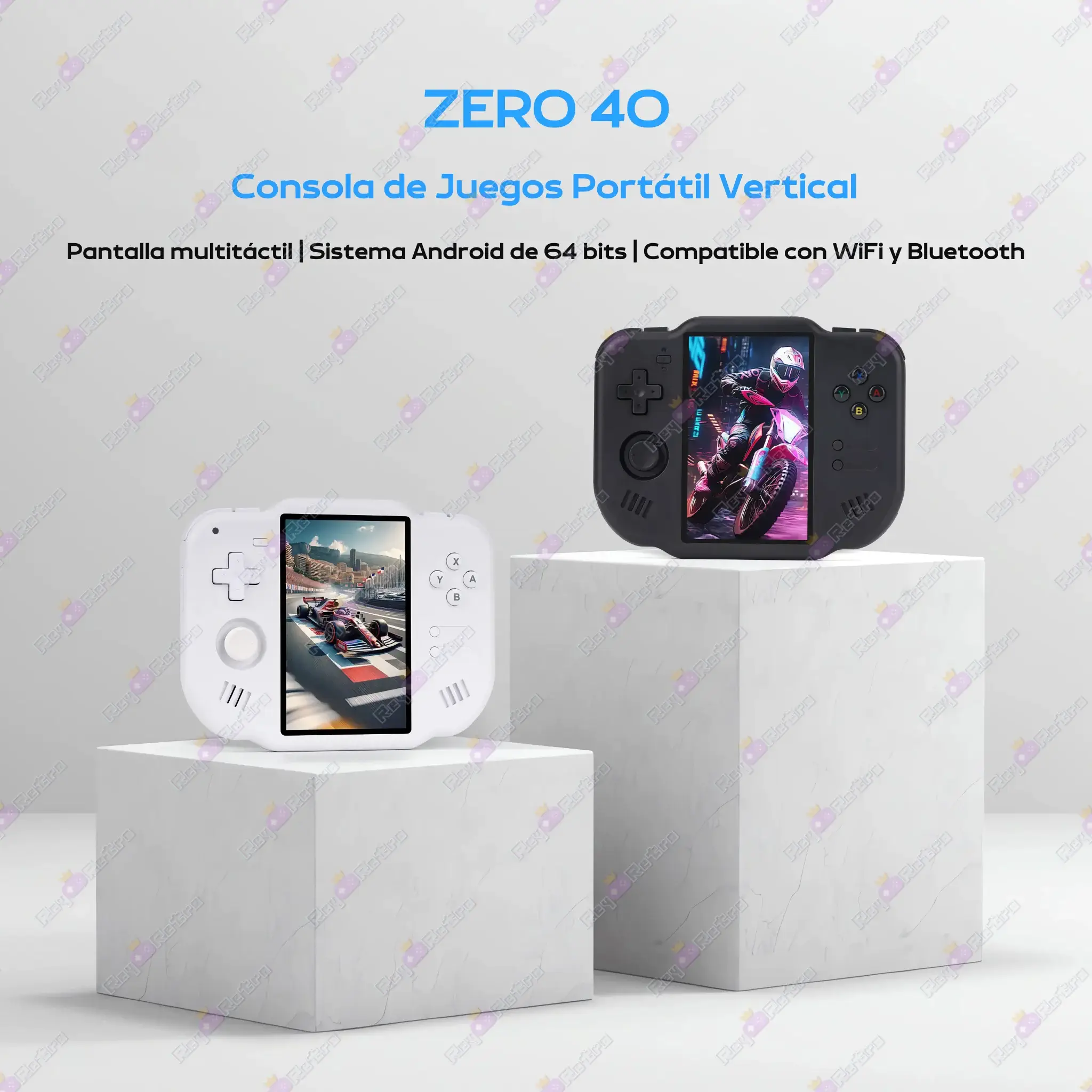MagicX Zero 40 MagicX_Zero_40.04 - 🕹 MagicX Zero 40 - Consola Retro Vertical con pantalla táctil