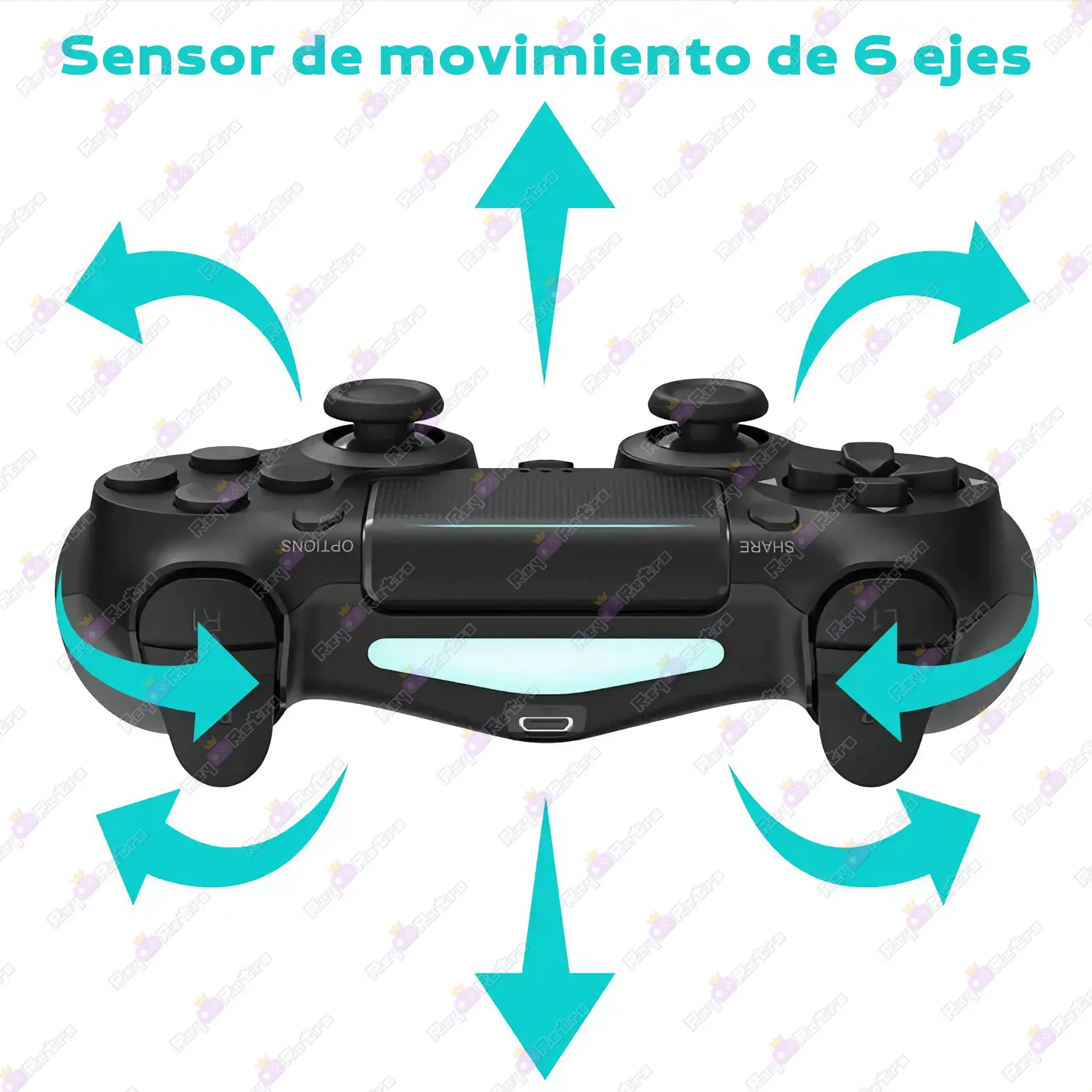 Mando_Bluetooth.06 - 🎮 Mando Inalámbrico Bluetooth - Controlador Gamepad Arcade