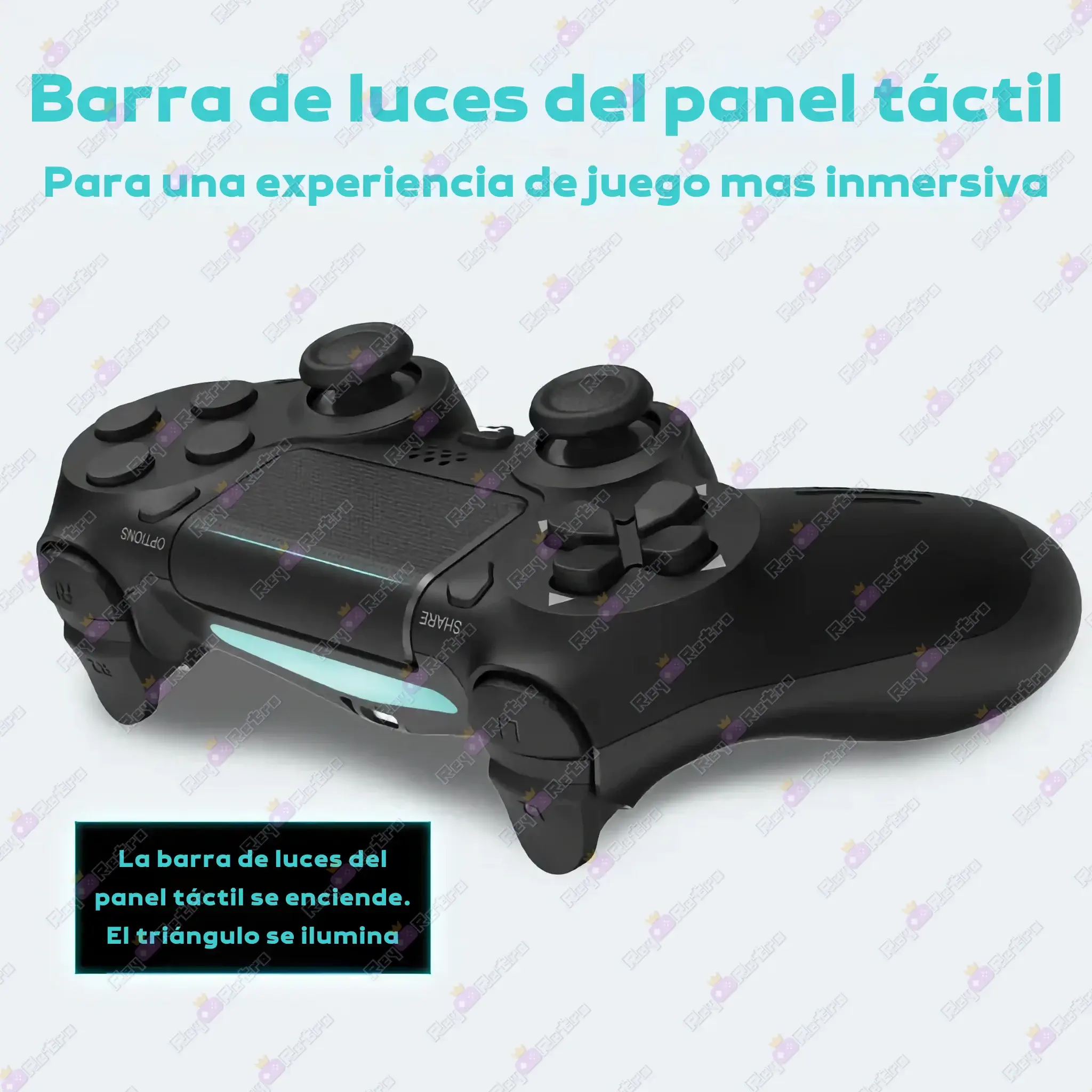 Mando_Bluetooth.07 - 🎮 Mando Inalámbrico Bluetooth - Controlador Gamepad Arcade