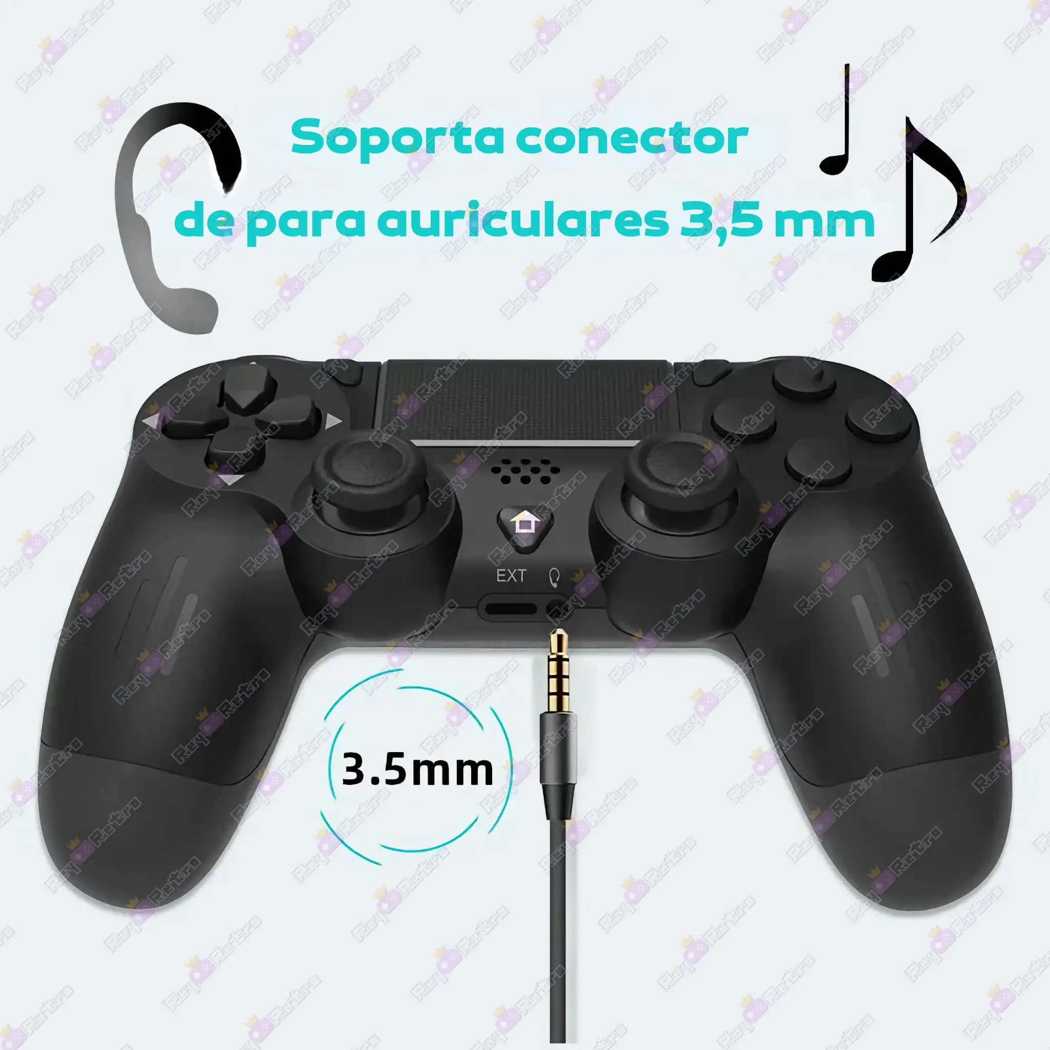 Mando_Bluetooth.08 - 🎮 Mando Inalámbrico Bluetooth - Controlador Gamepad Arcade