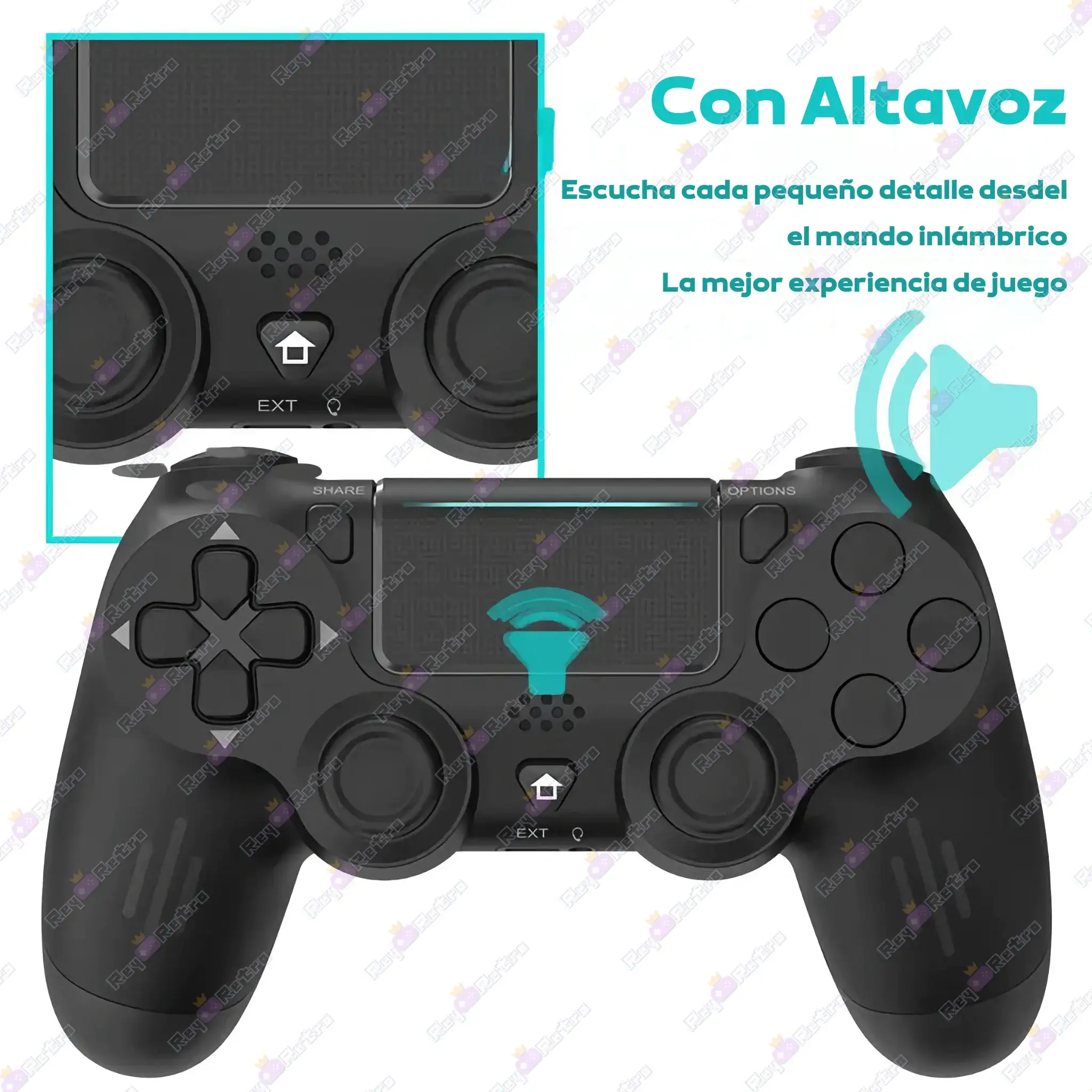Mando_Bluetooth.09 - 🎮 Mando Inalámbrico Bluetooth - Controlador Gamepad Arcade